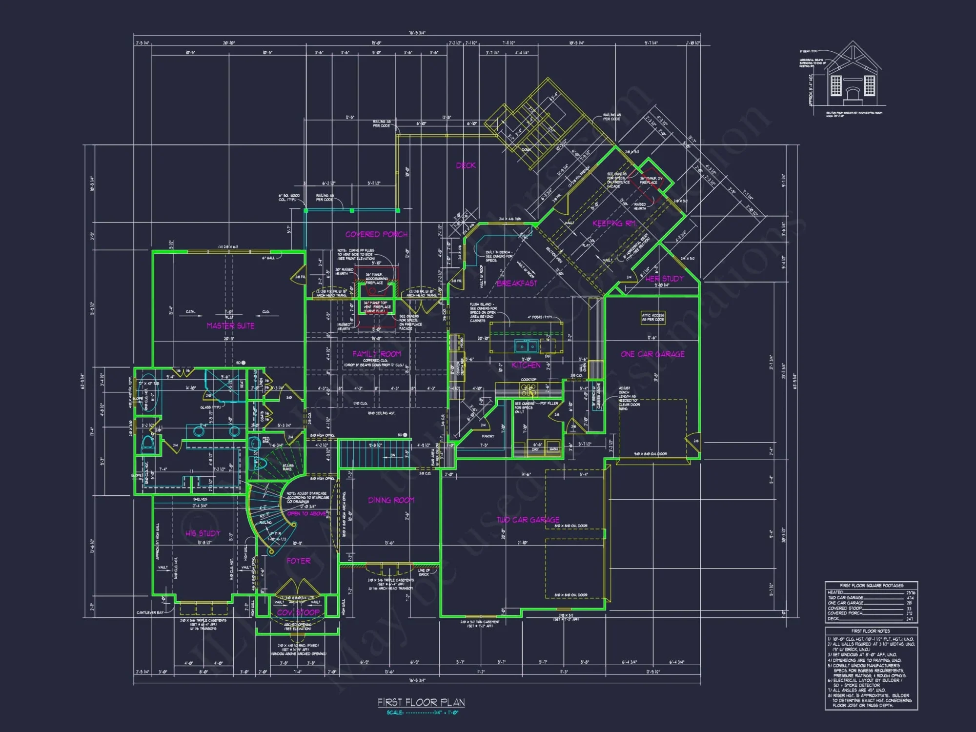 Modern house Plan with Detailed CAD Architecture Designs