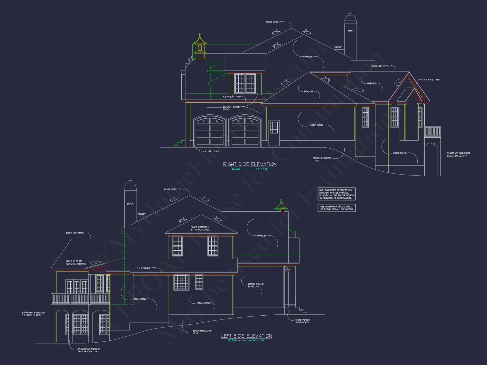 Modern house Plan with Detailed CAD Architecture Designs