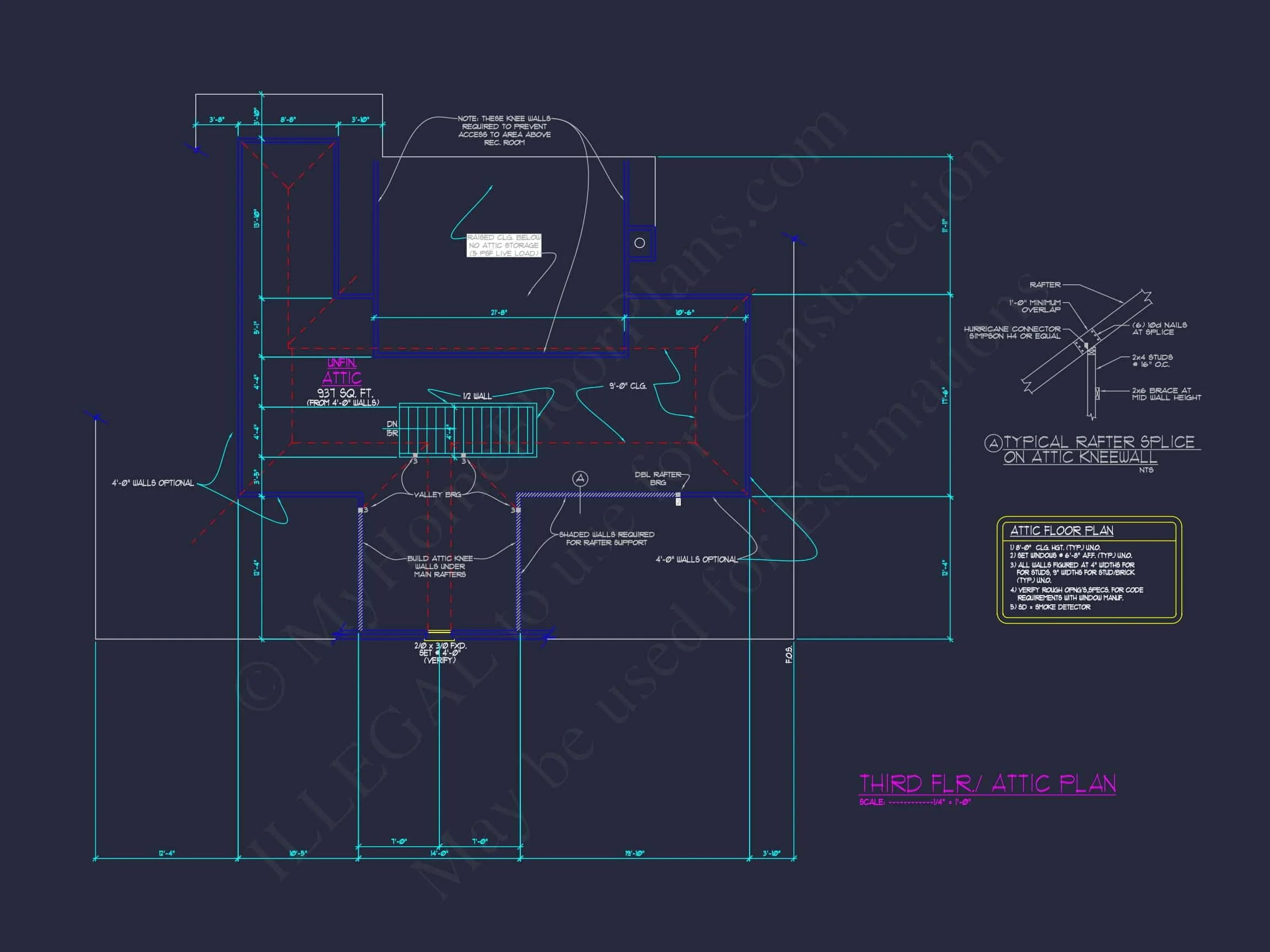 11-1234 HOUSE PLAN - Modern Farmhouse Home Plan - 4-Bed, 5-Bath, 4,416 SF 13 Elegant house Plan with Spacious Floor Plan, Blueprint, and CAD Designs