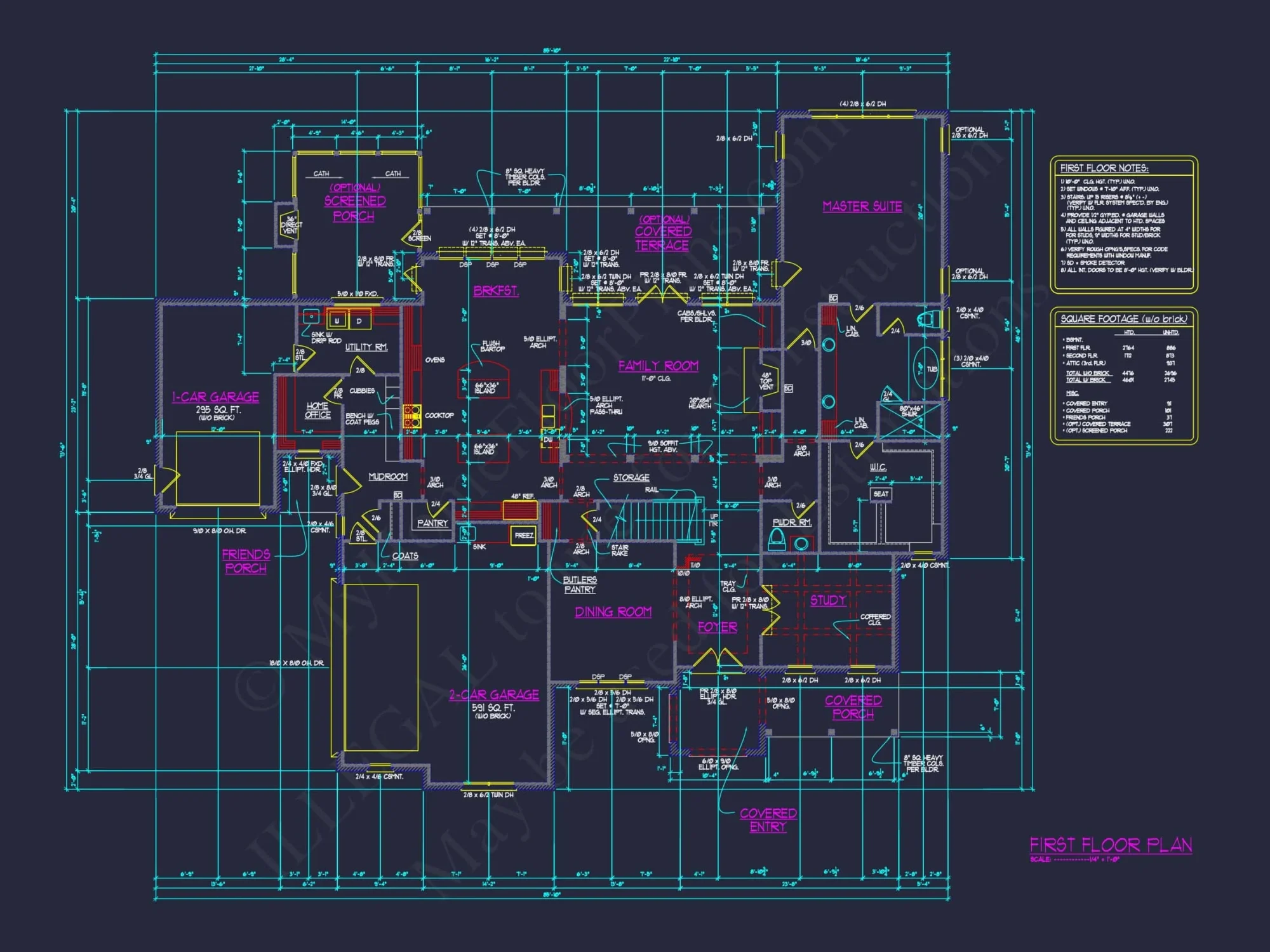 Elegant house Plan with Spacious Floor Plan, Blueprint, and CAD Designs