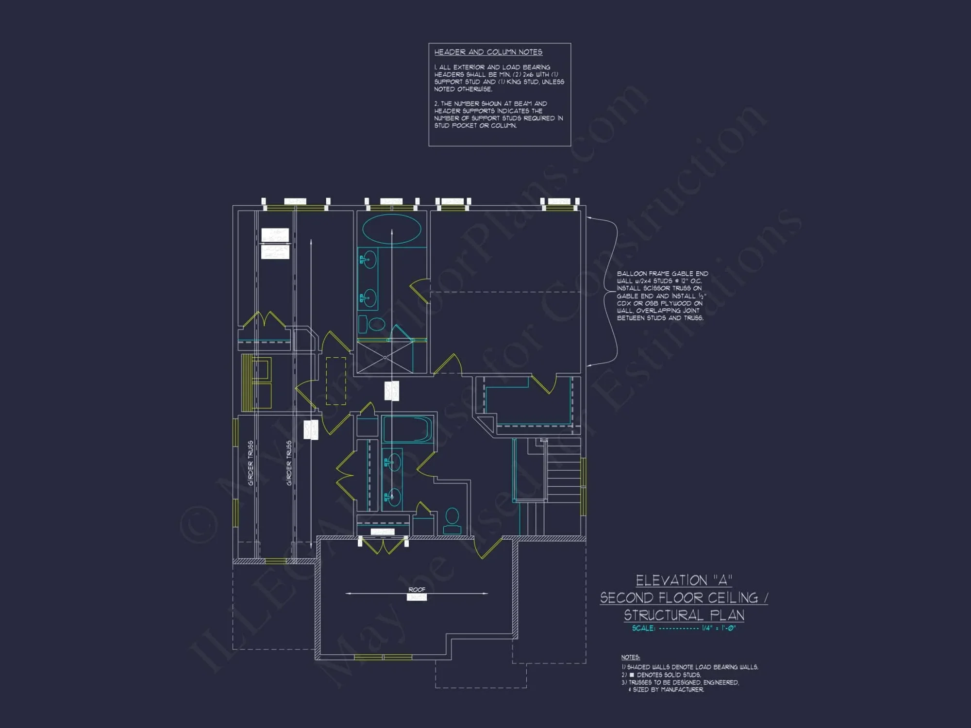 Craftsman house Design with 4 Bedrooms