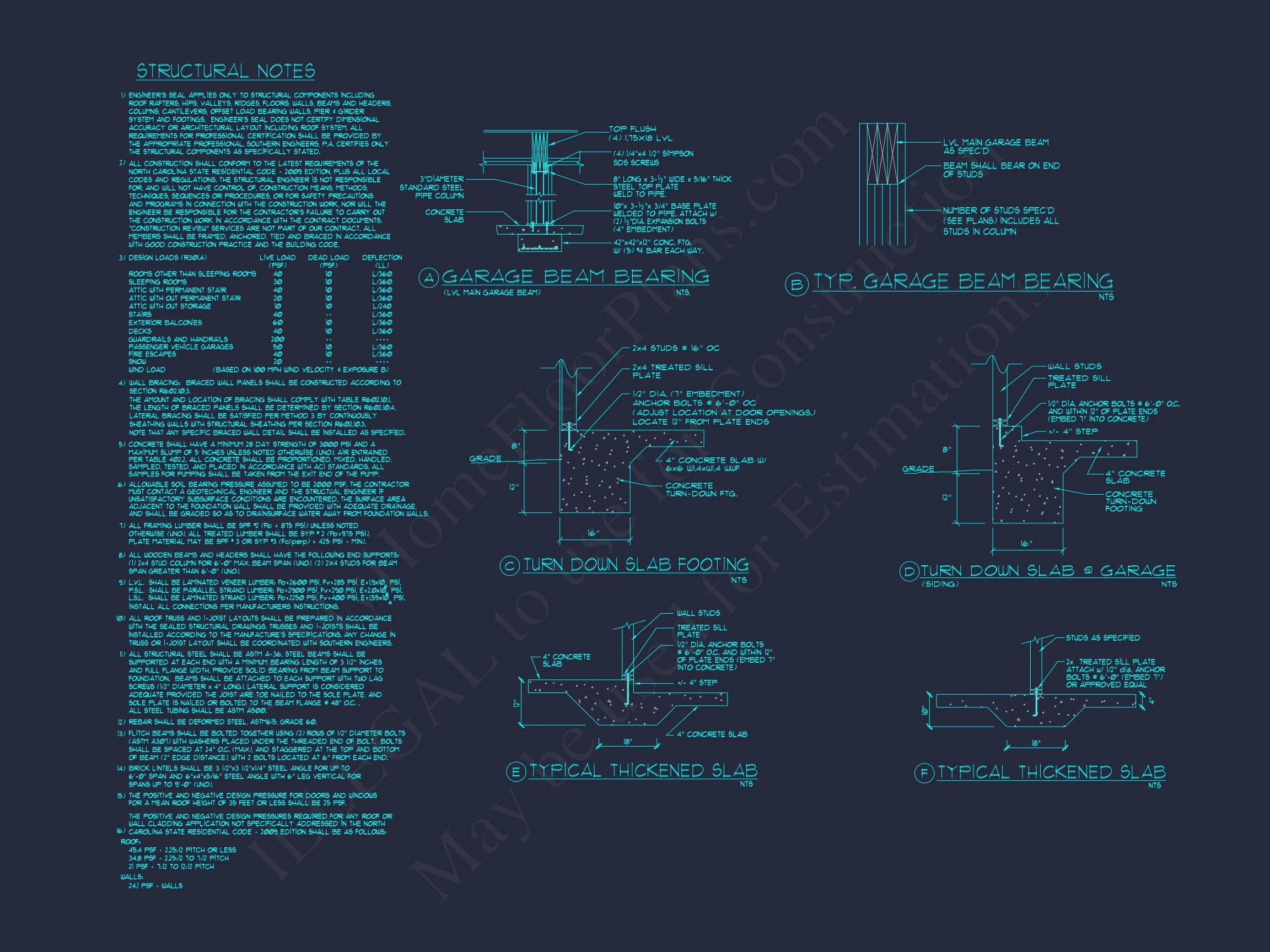 Modern CAD house Design Plan with 3 Bedrooms and 2.5 Bathrooms