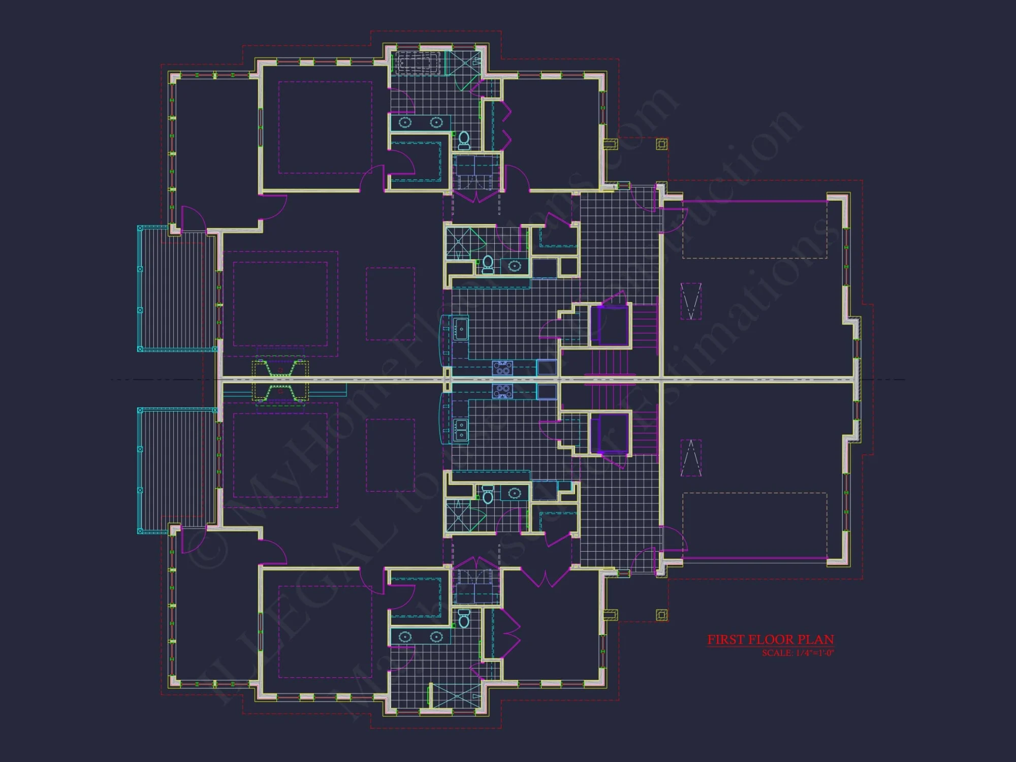 Stunning Duplex house Plan with CAD and Architecture Designs