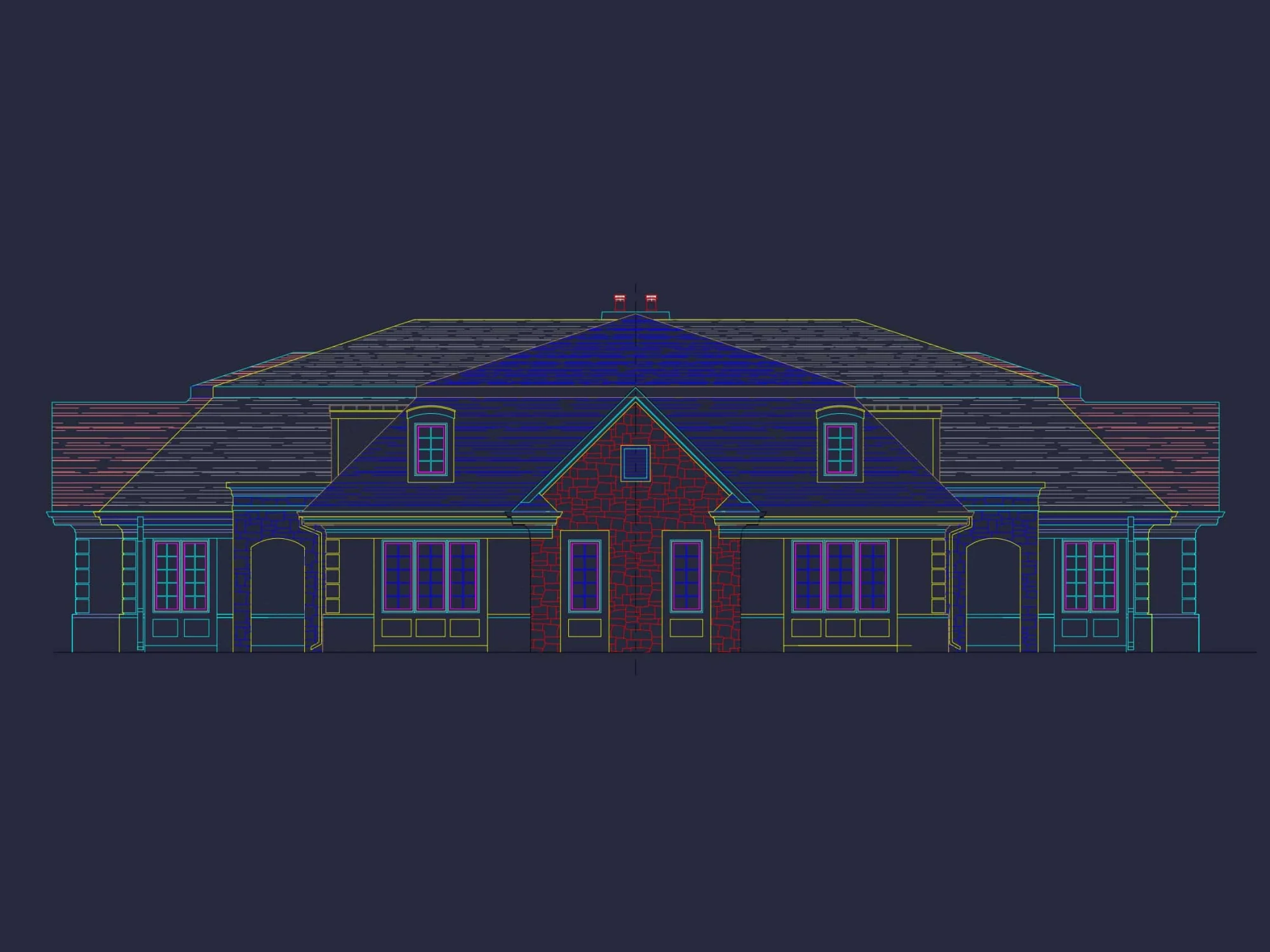 Stunning Duplex house Plan with CAD and Architecture Designs