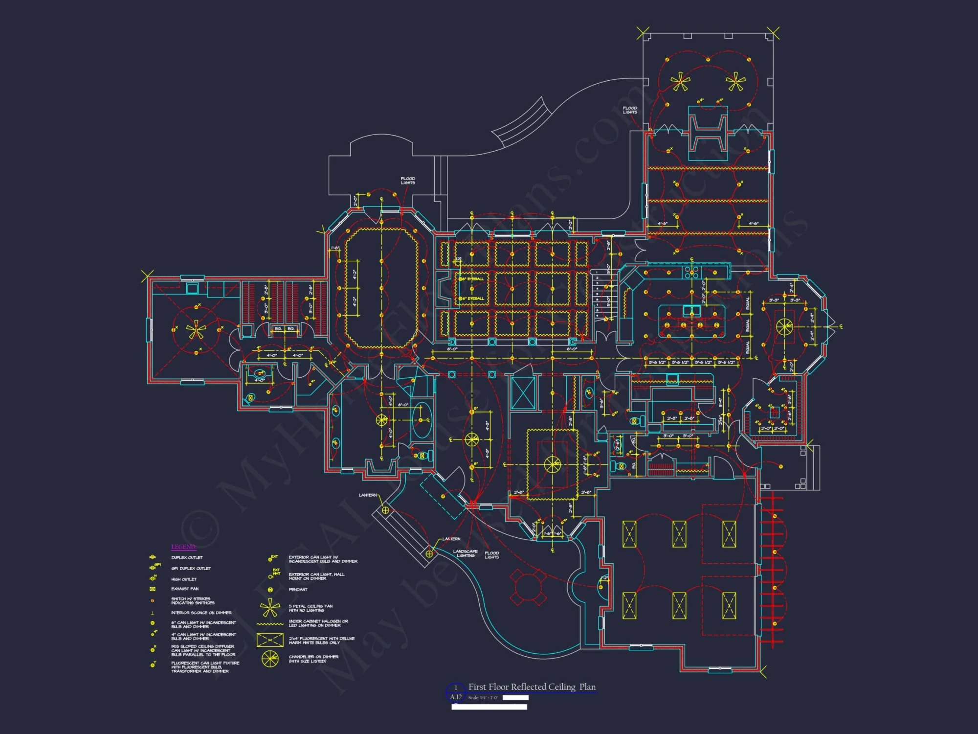 Luxury European Traditional house Plan & Blueprint Designs