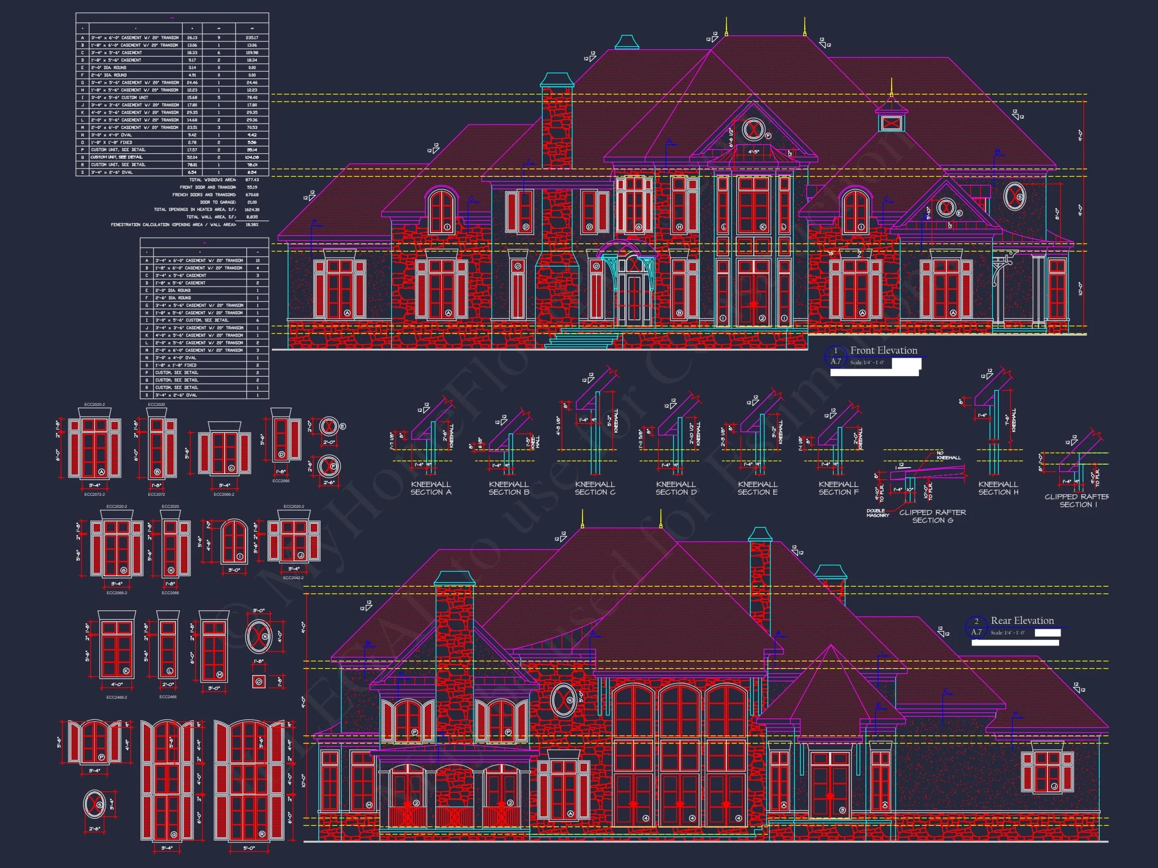 Luxury European Traditional house Plan & Blueprint Designs
