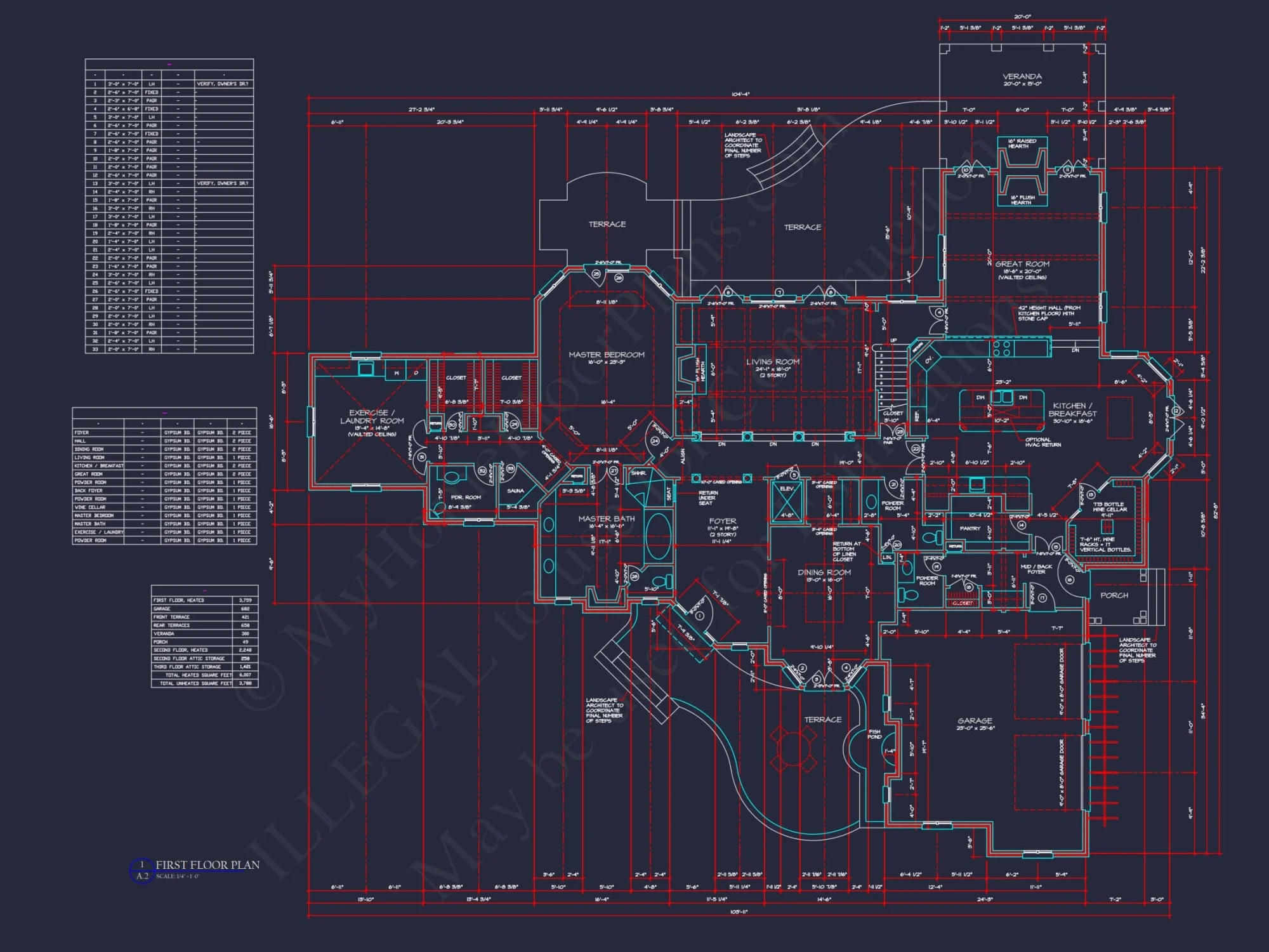 Luxury European Traditional house Plan & Blueprint Designs