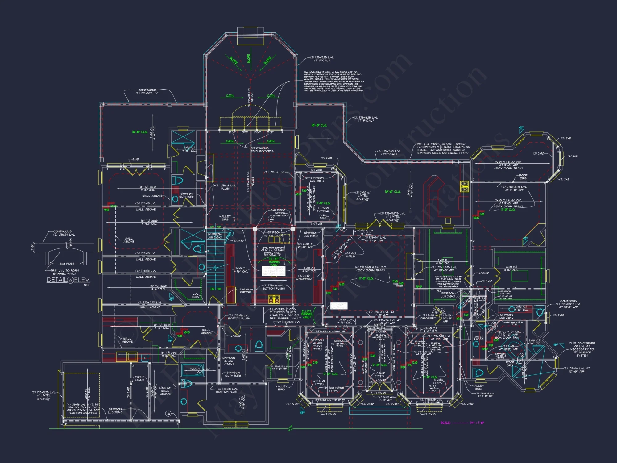 Luxury house Blueprint with Stunning CAD Floor Plan Designs