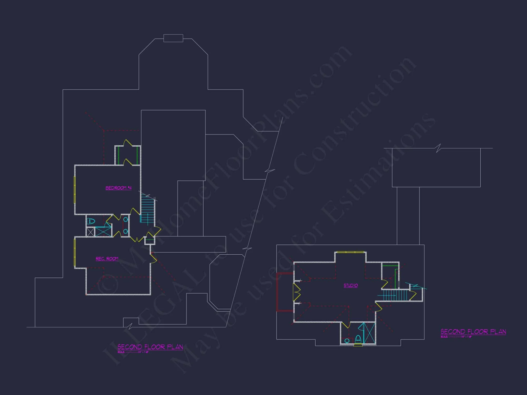 Luxury house Blueprint with Stunning CAD Floor Plan Designs