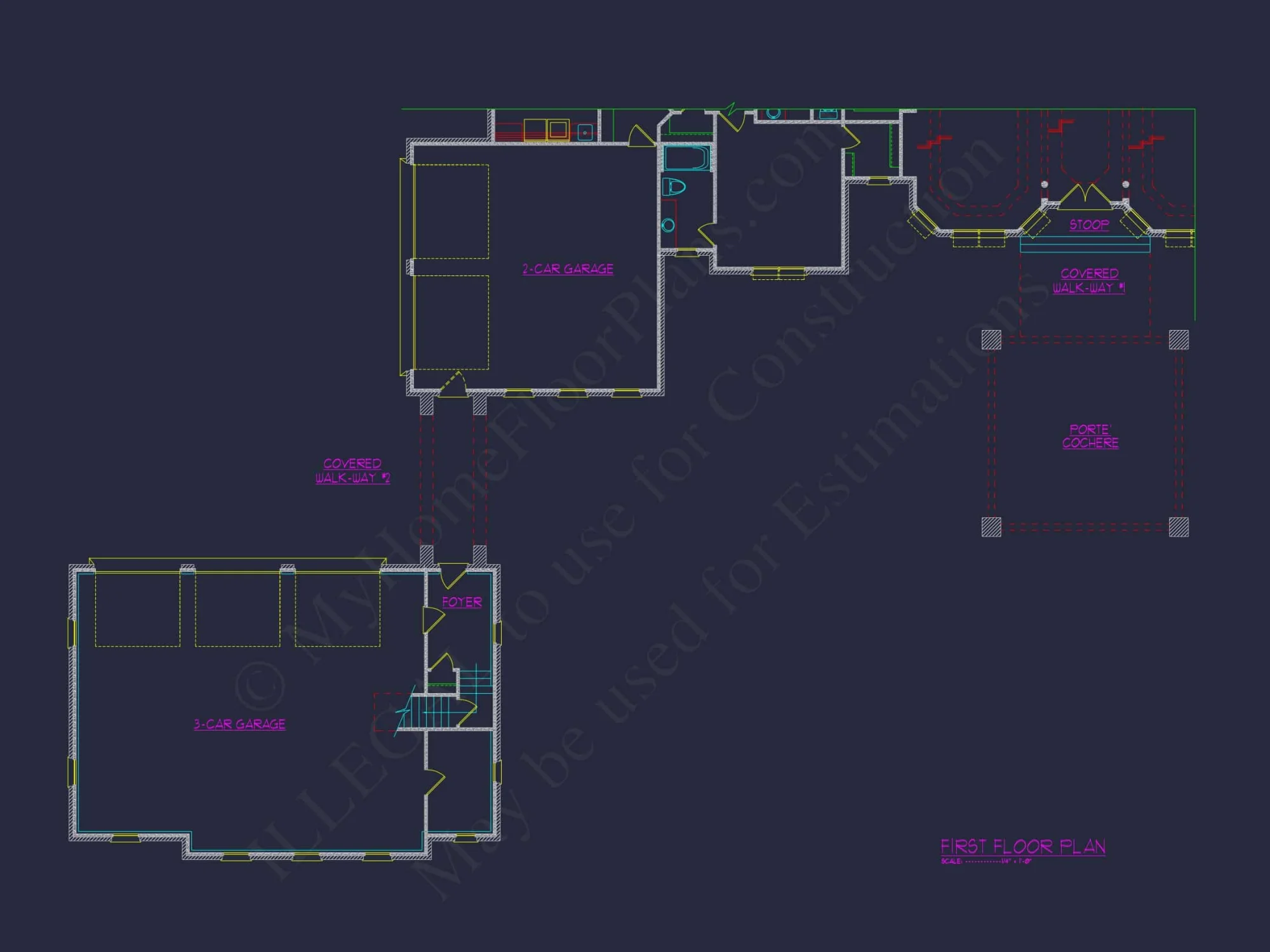 Luxury house Blueprint with Stunning CAD Floor Plan Designs