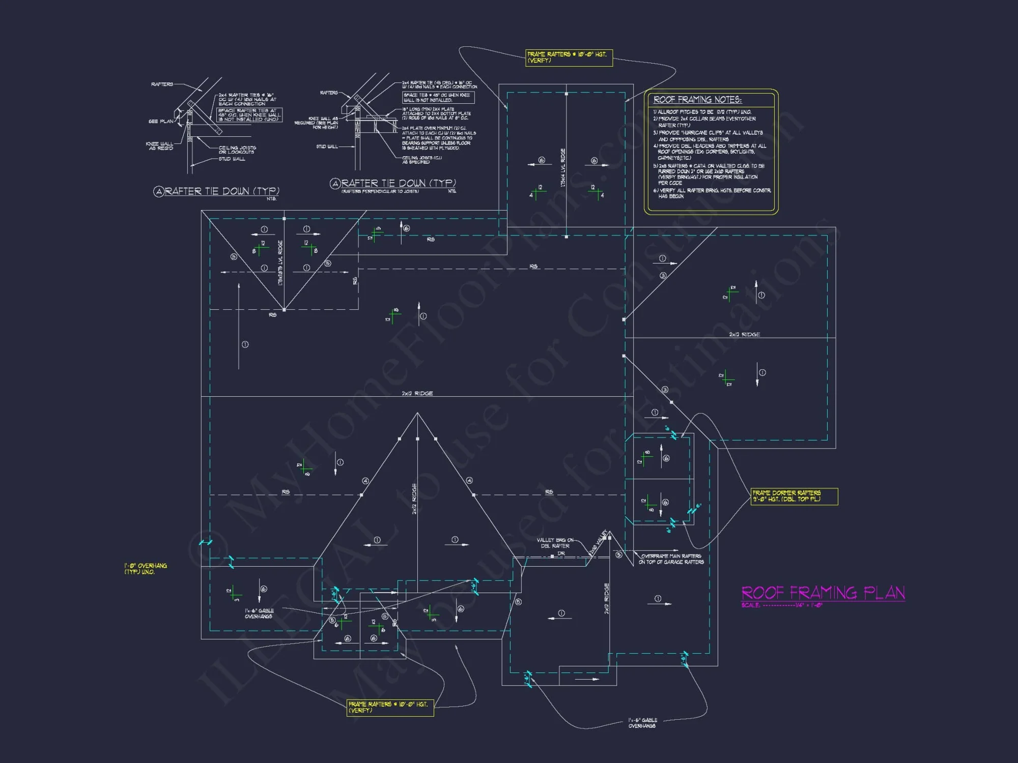 Elegant house Blueprint – Floor Plan & CAD Architecture Design