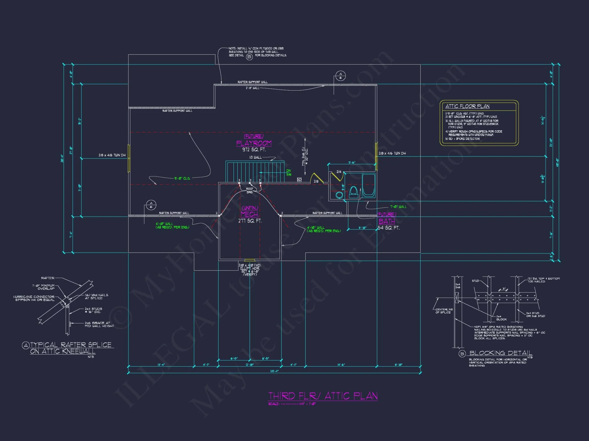 Elegant house Blueprint – Floor Plan & CAD Architecture Design