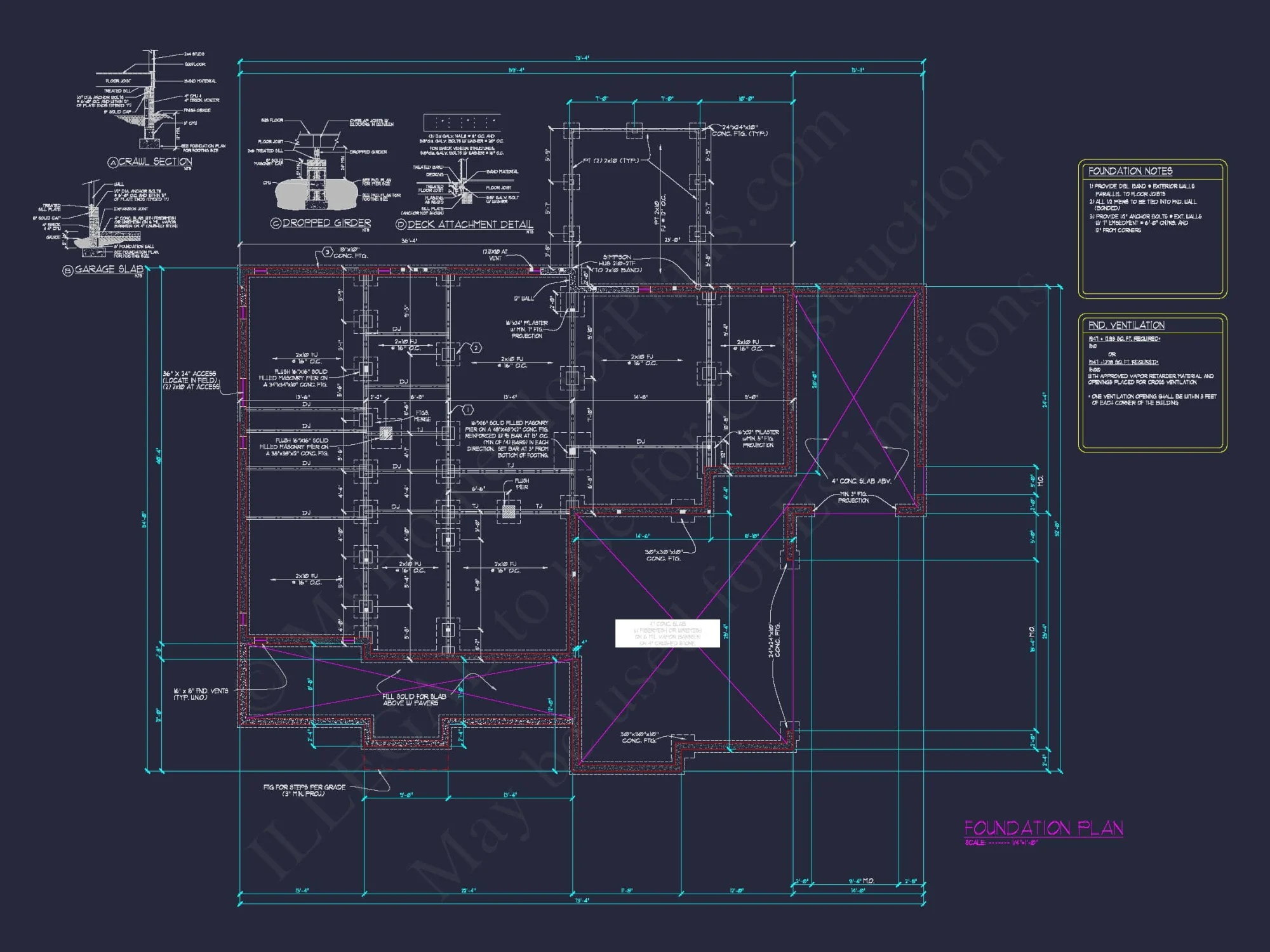 Elegant house Blueprint – Floor Plan & CAD Architecture Design