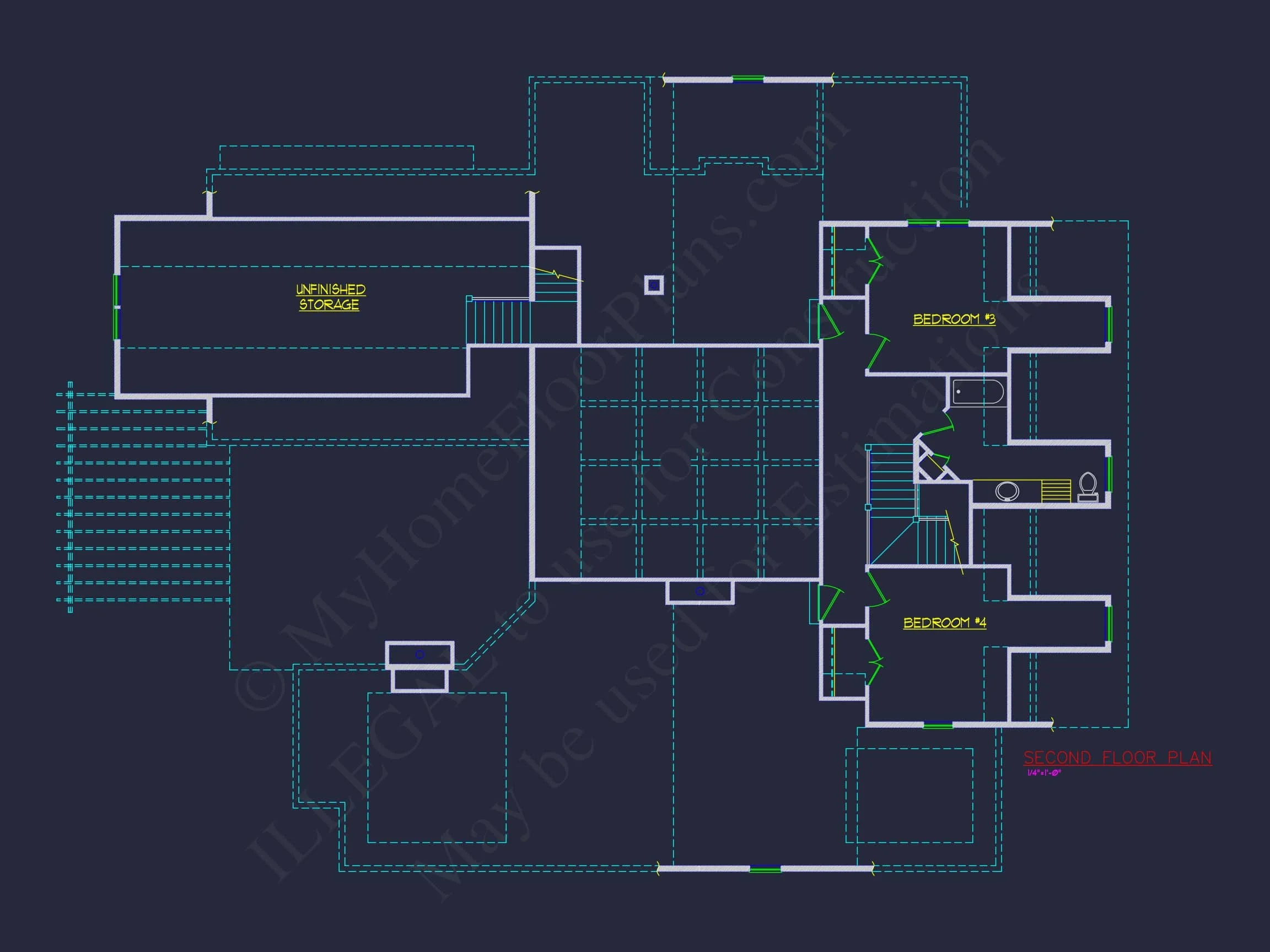 10-1716 HOUSE PLAN - 4-Bed, 5-Bath, 3,856 SF Colonial Revival House Plan 43 Elegant Colonial Revival house Plan with CAD Designs and Floor Plans