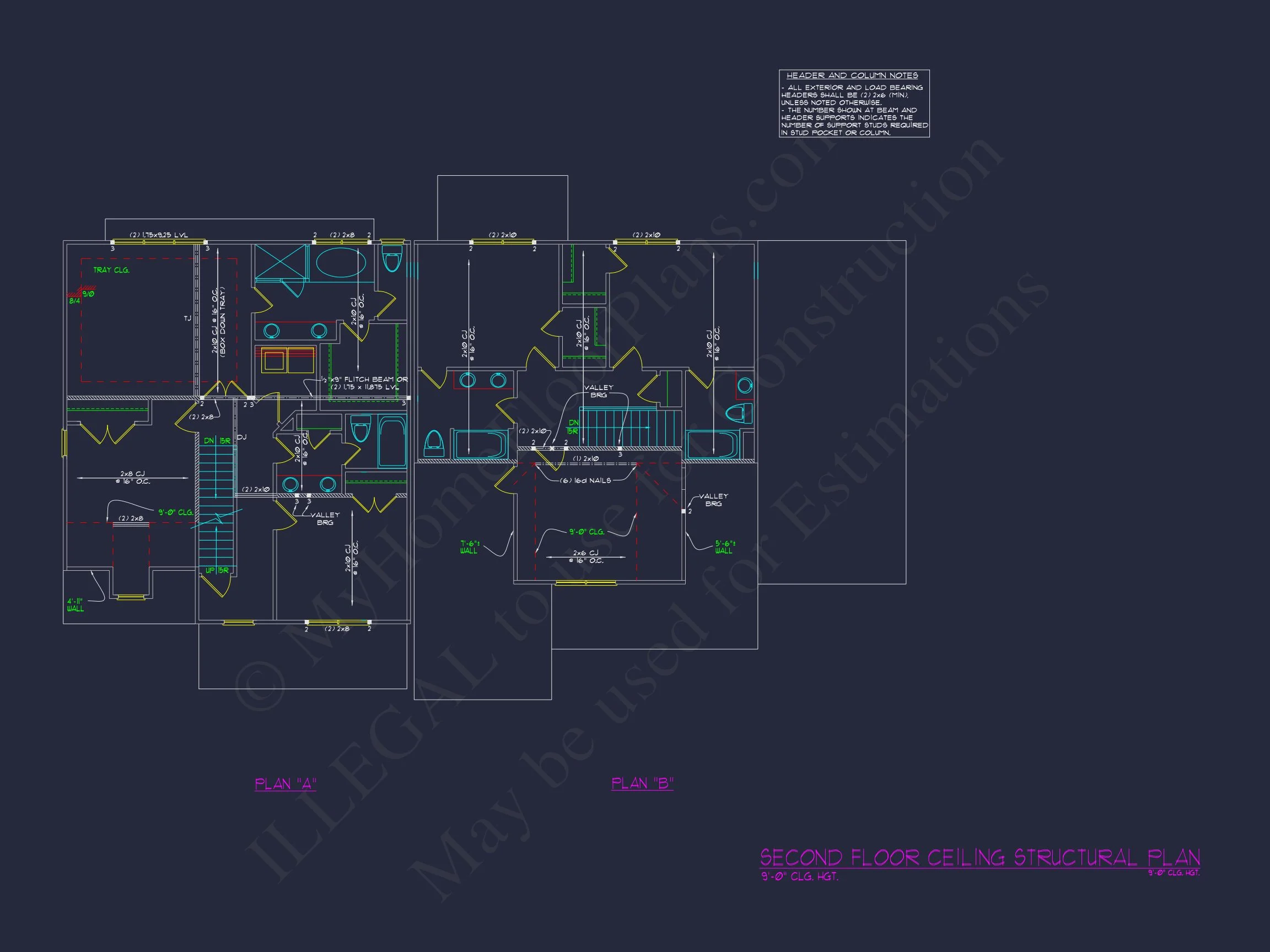 10-1653 HOUSE PLAN - 6-Bed, 5.5-Bath, 3908 SF Modern Duplex House Plan 38 Modern Duplex house Plan with Architecture and CAD Designs