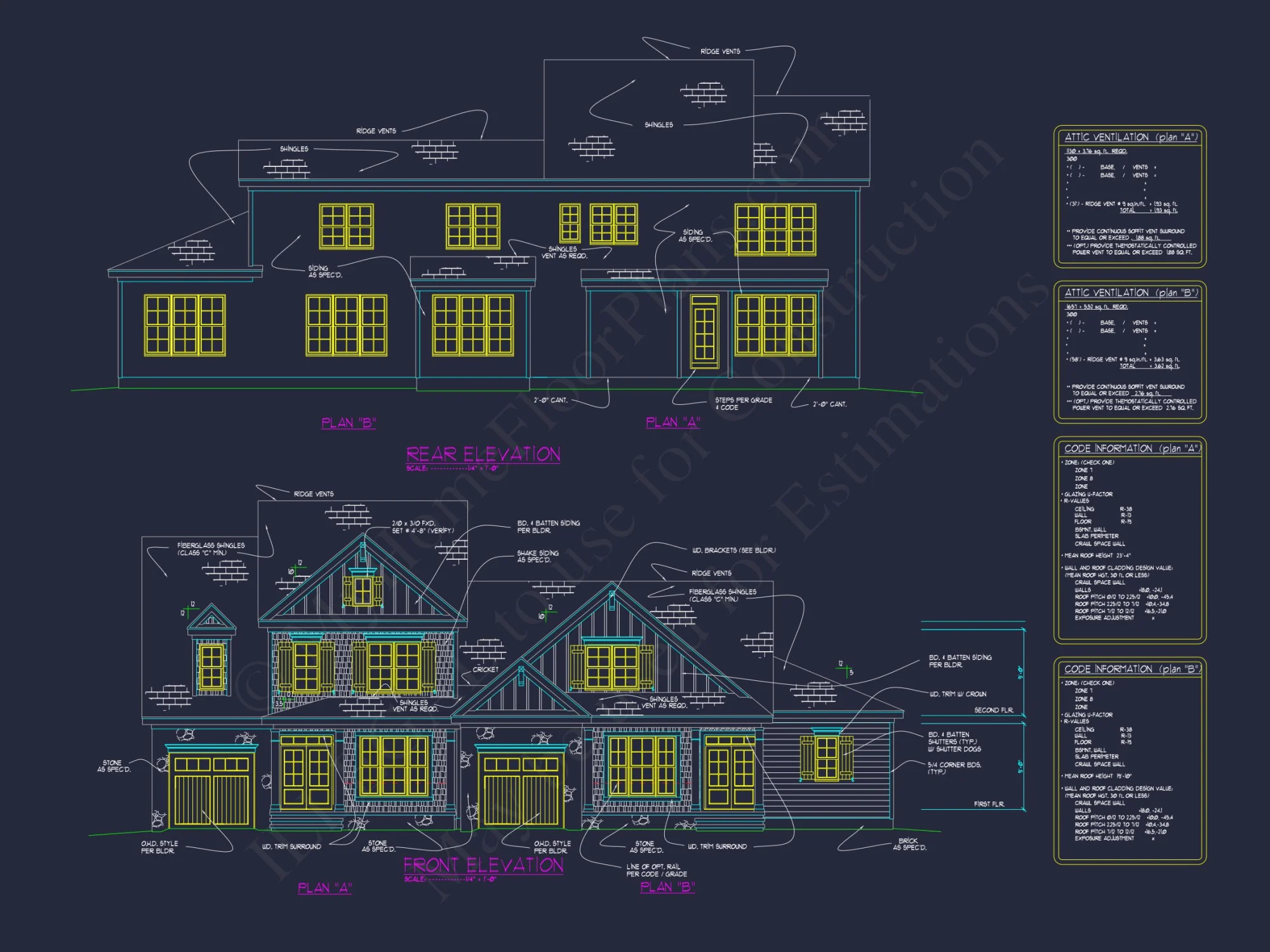 Modern Duplex house Plan with Architecture and CAD Designs