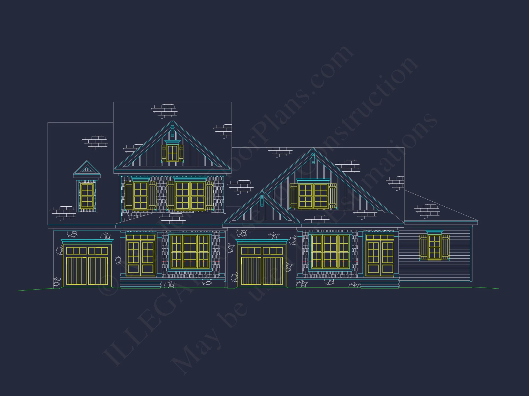 Modern Duplex house Plan with Architecture and CAD Designs
