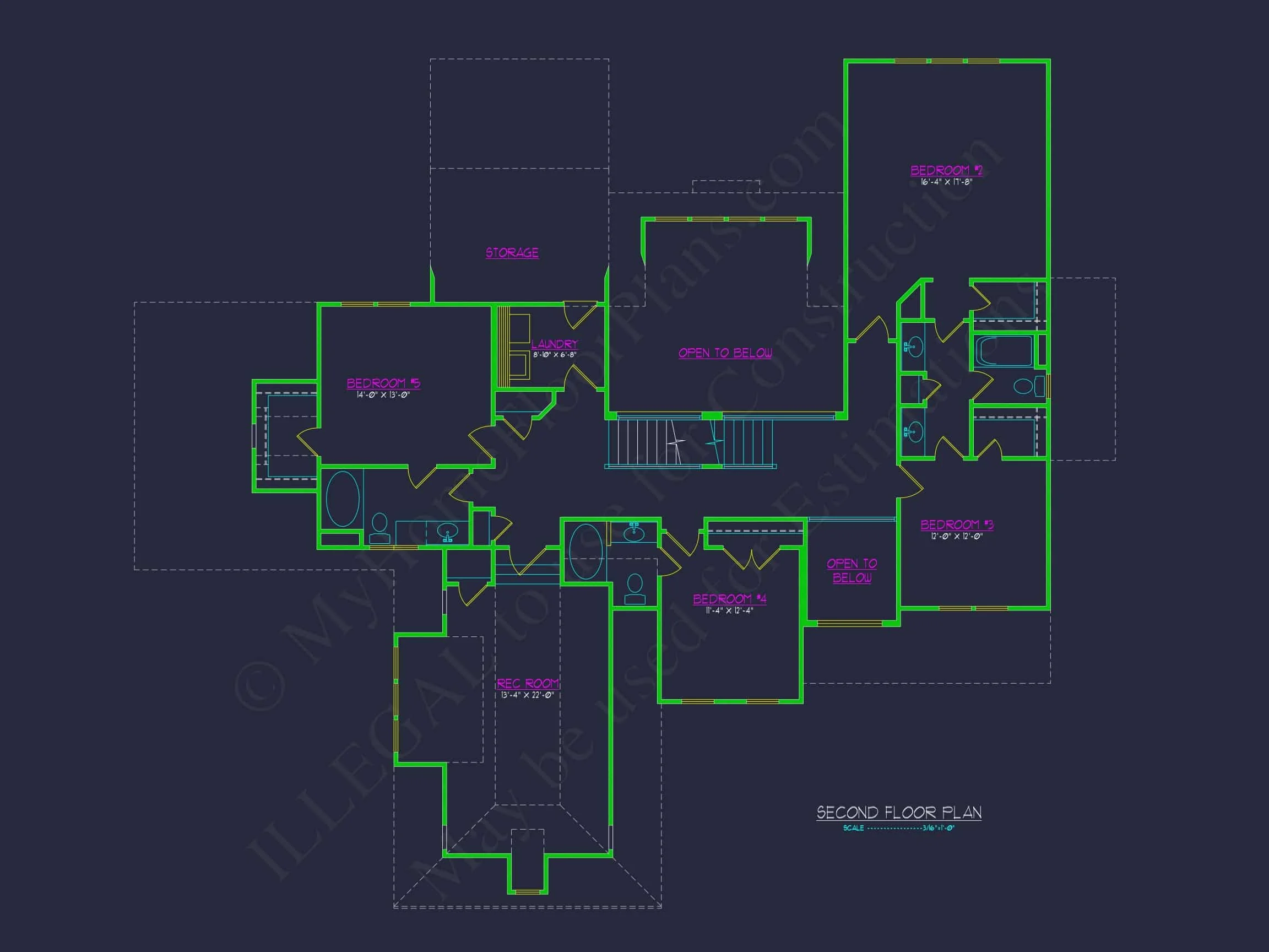 Spacious house Plan with Floor Plan, CAD, and Architecture Designs