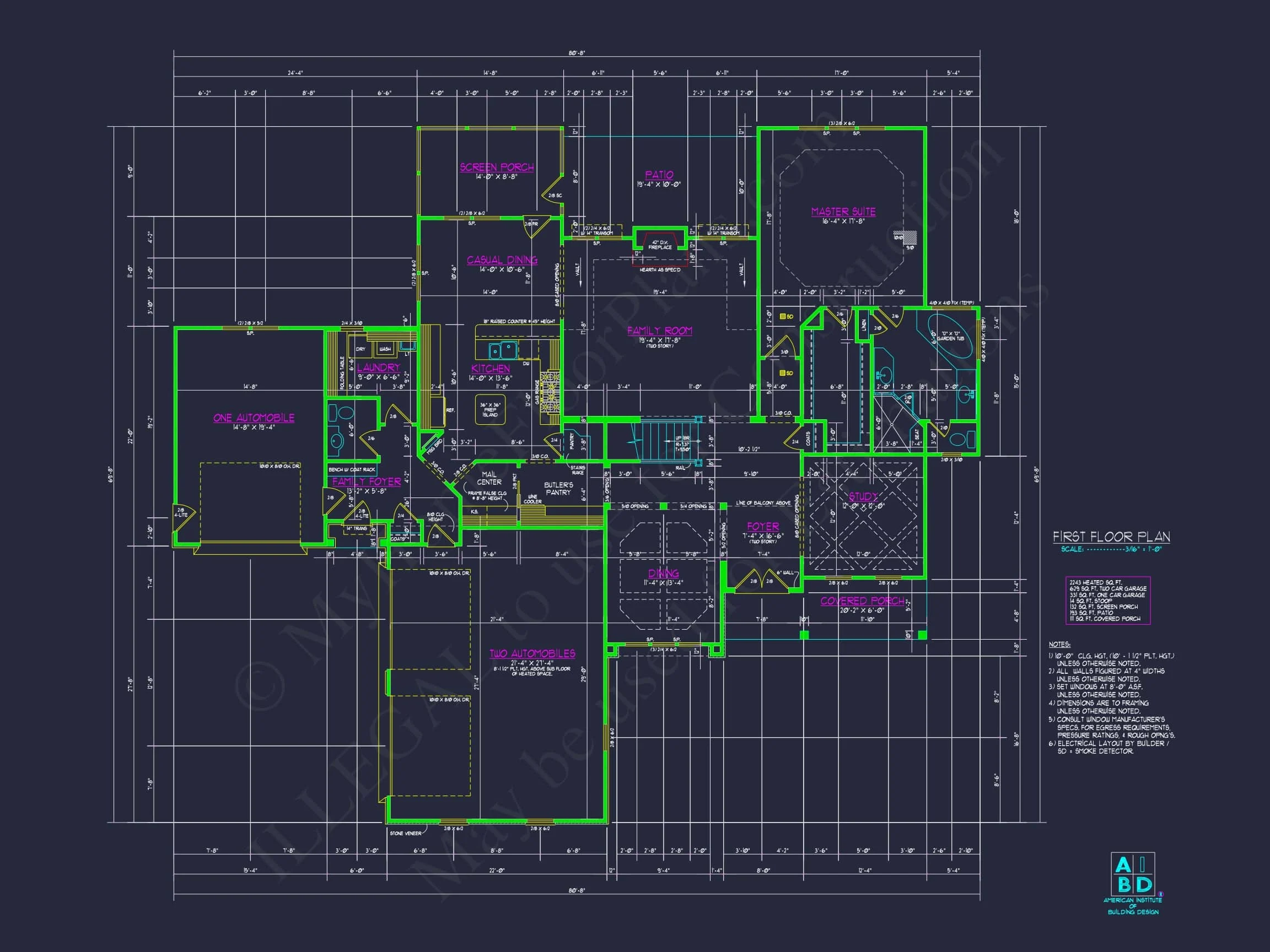 Spacious house Plan with Floor Plan, CAD, and Architecture Designs