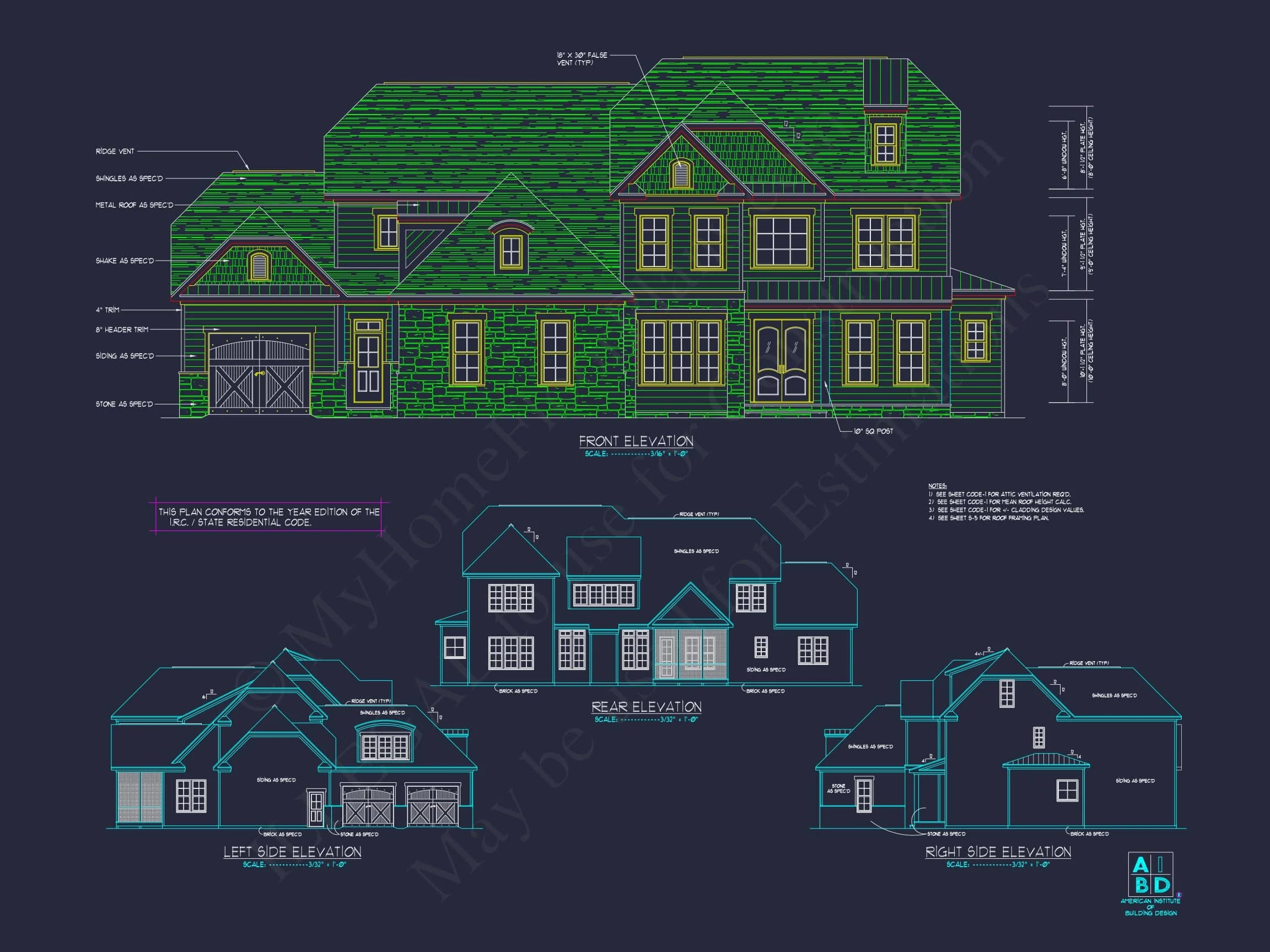 Spacious house Plan with Floor Plan, CAD, and Architecture Designs