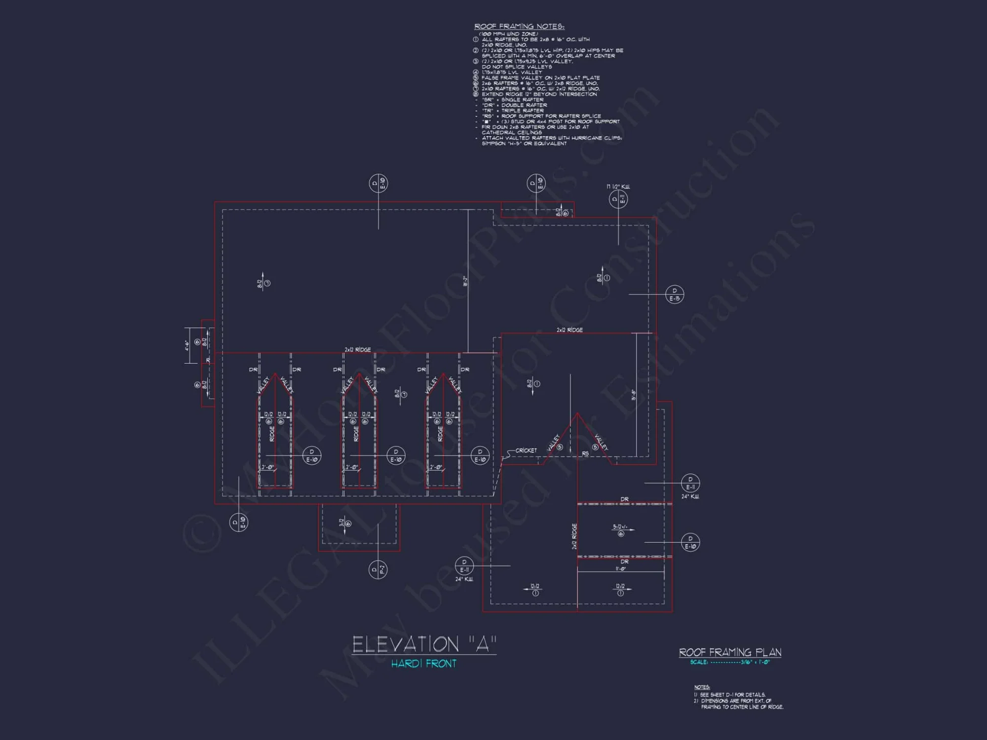 Explore Modern house Floor Plan: CAD Blueprint Designs
