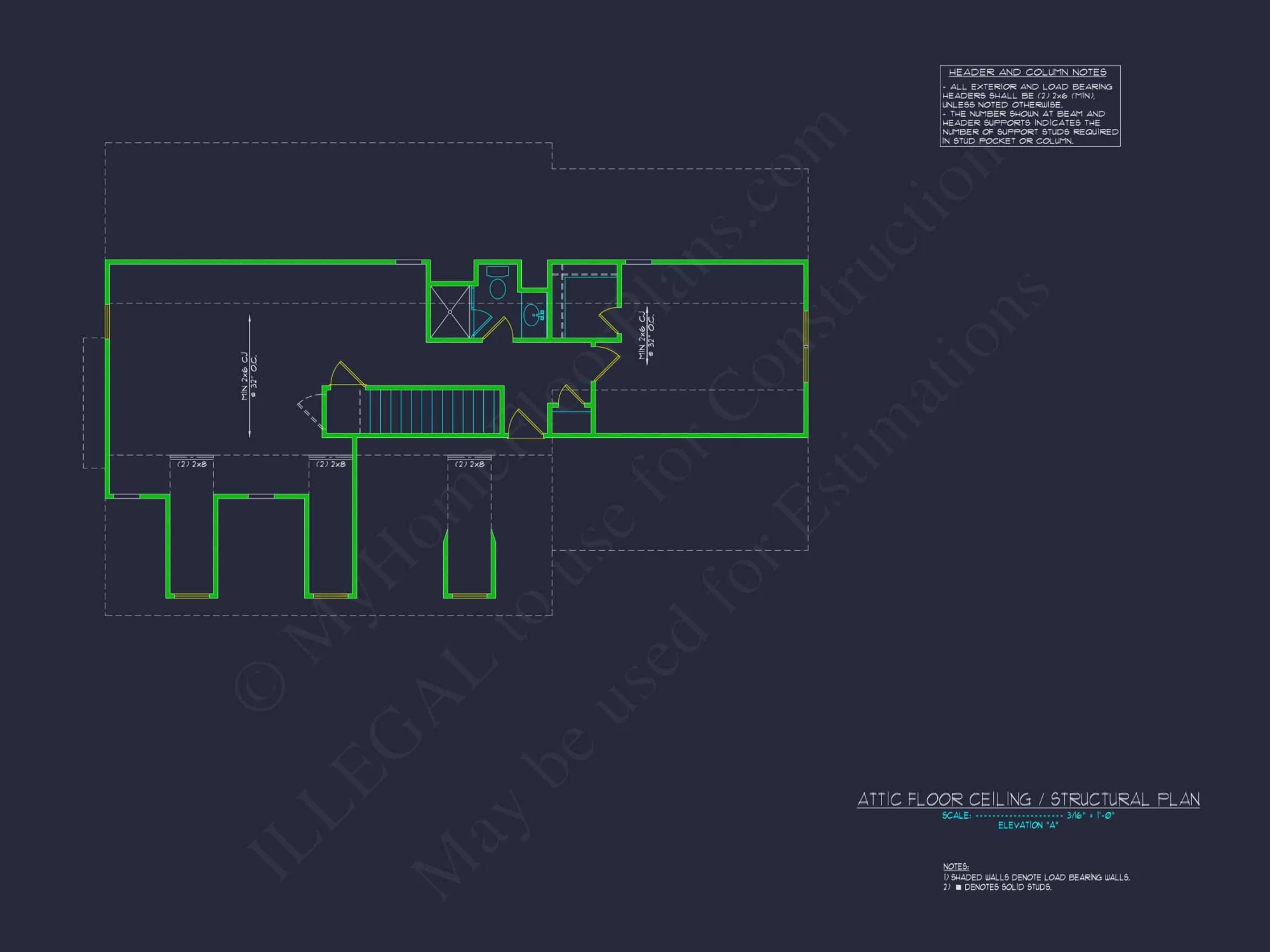 Explore Modern house Floor Plan: CAD Blueprint Designs