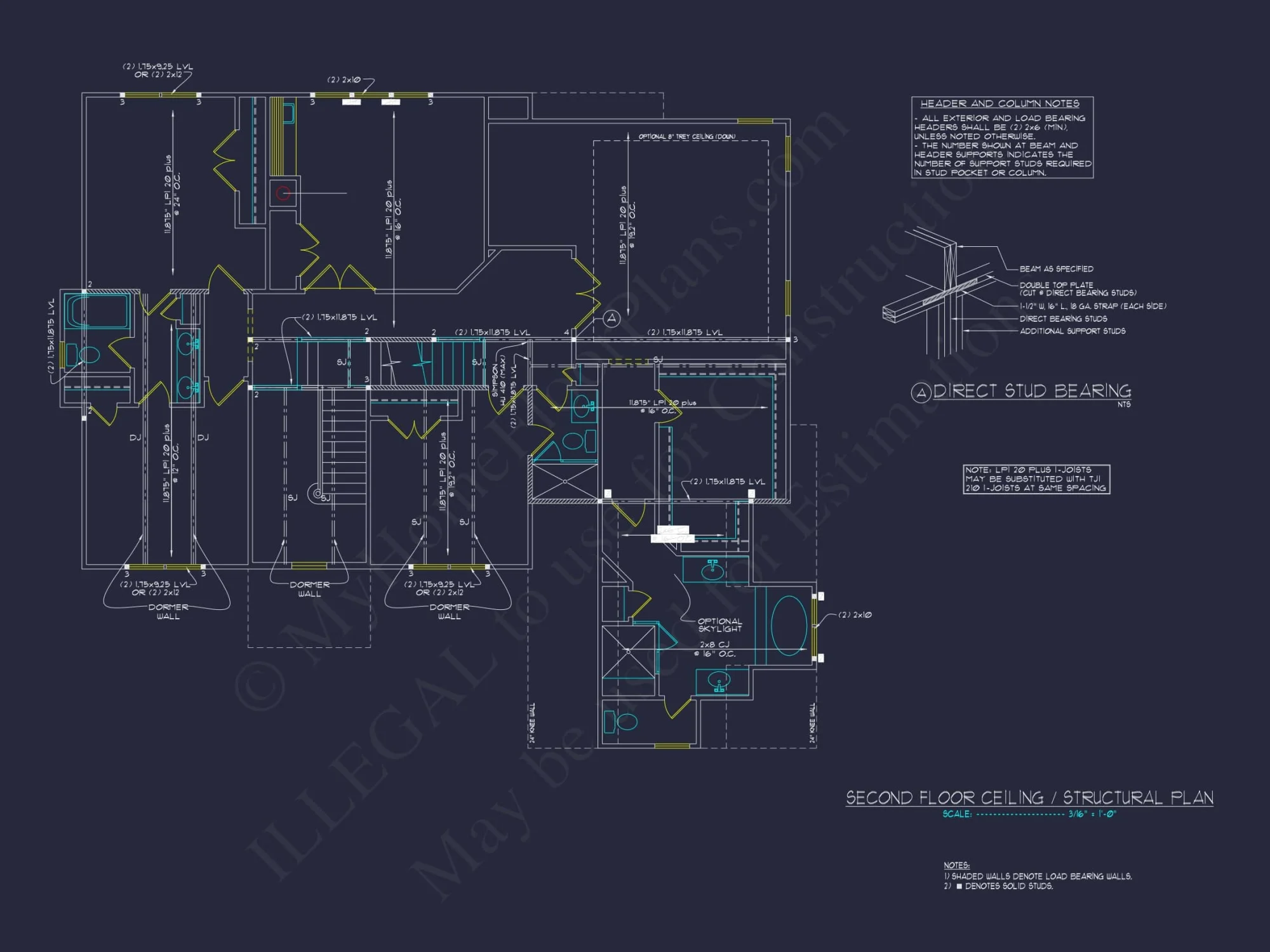 Explore Modern house Floor Plan: CAD Blueprint Designs