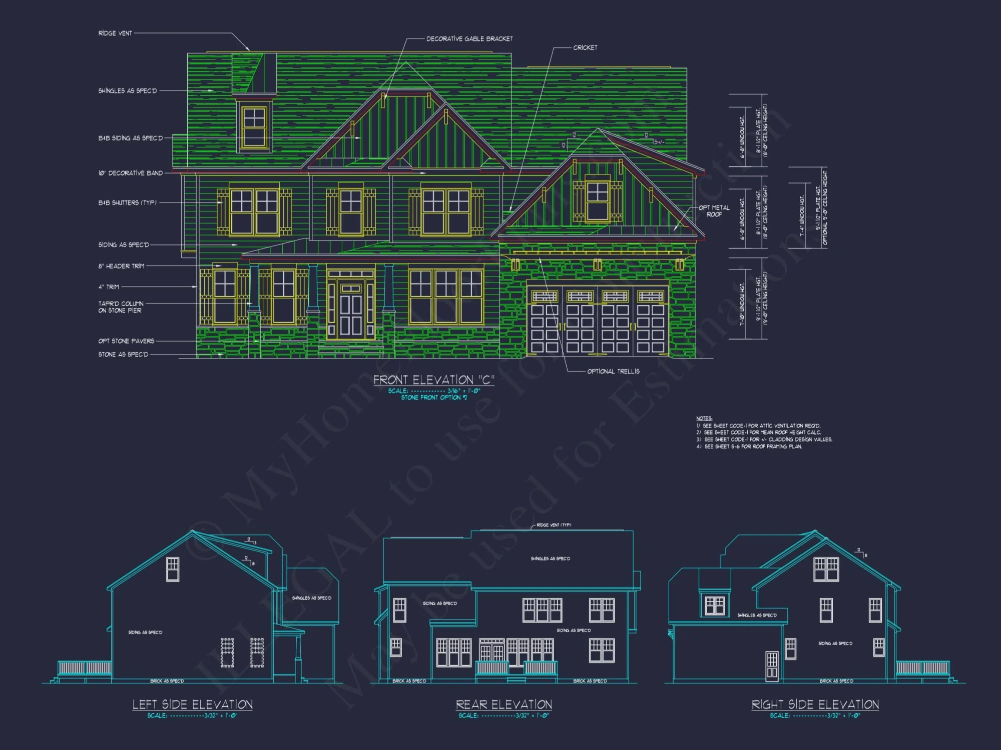 Explore Modern house Floor Plan: CAD Blueprint Designs