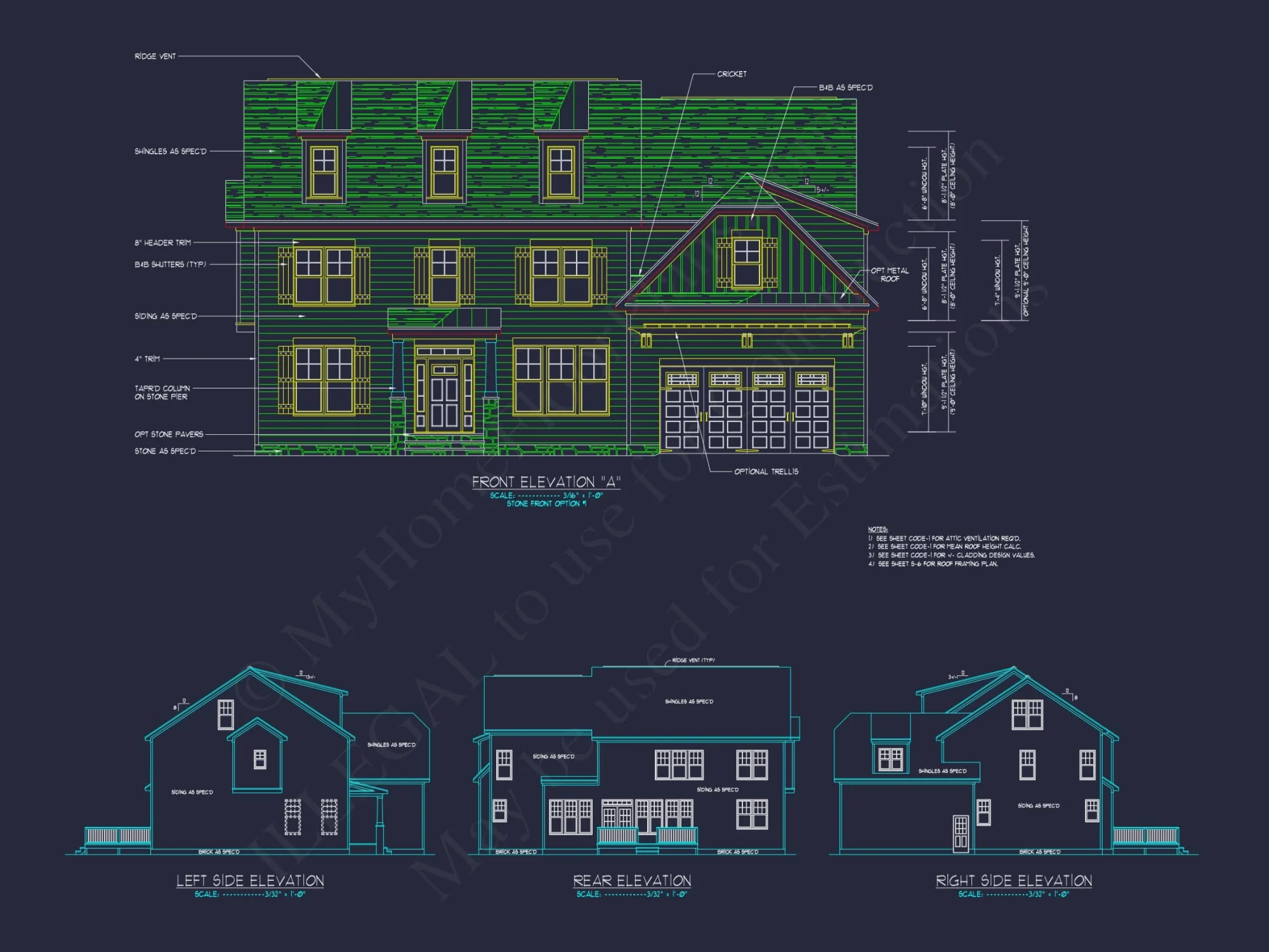 Explore Modern house Floor Plan: CAD Blueprint Designs