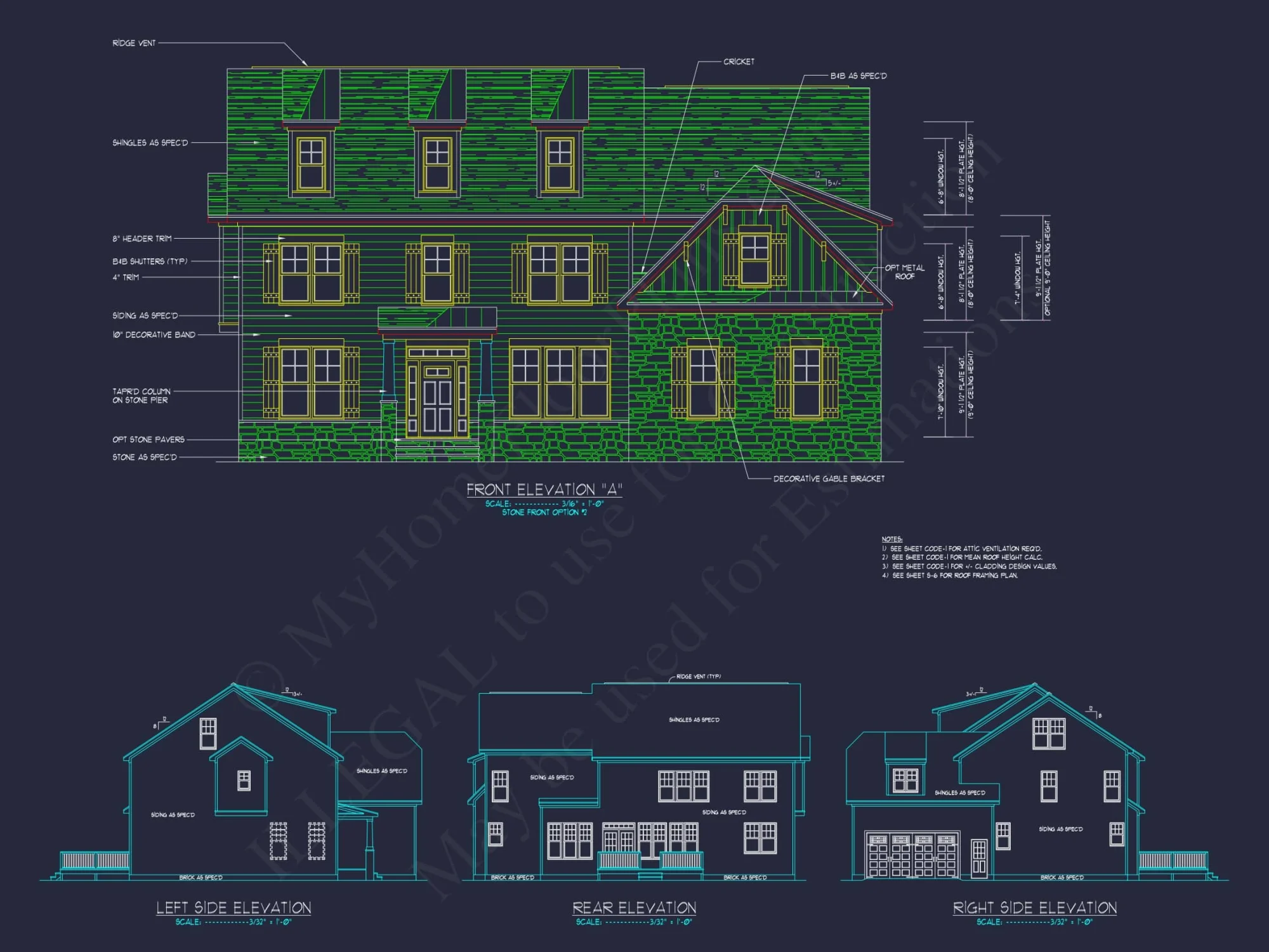 Explore Modern house Floor Plan: CAD Blueprint Designs