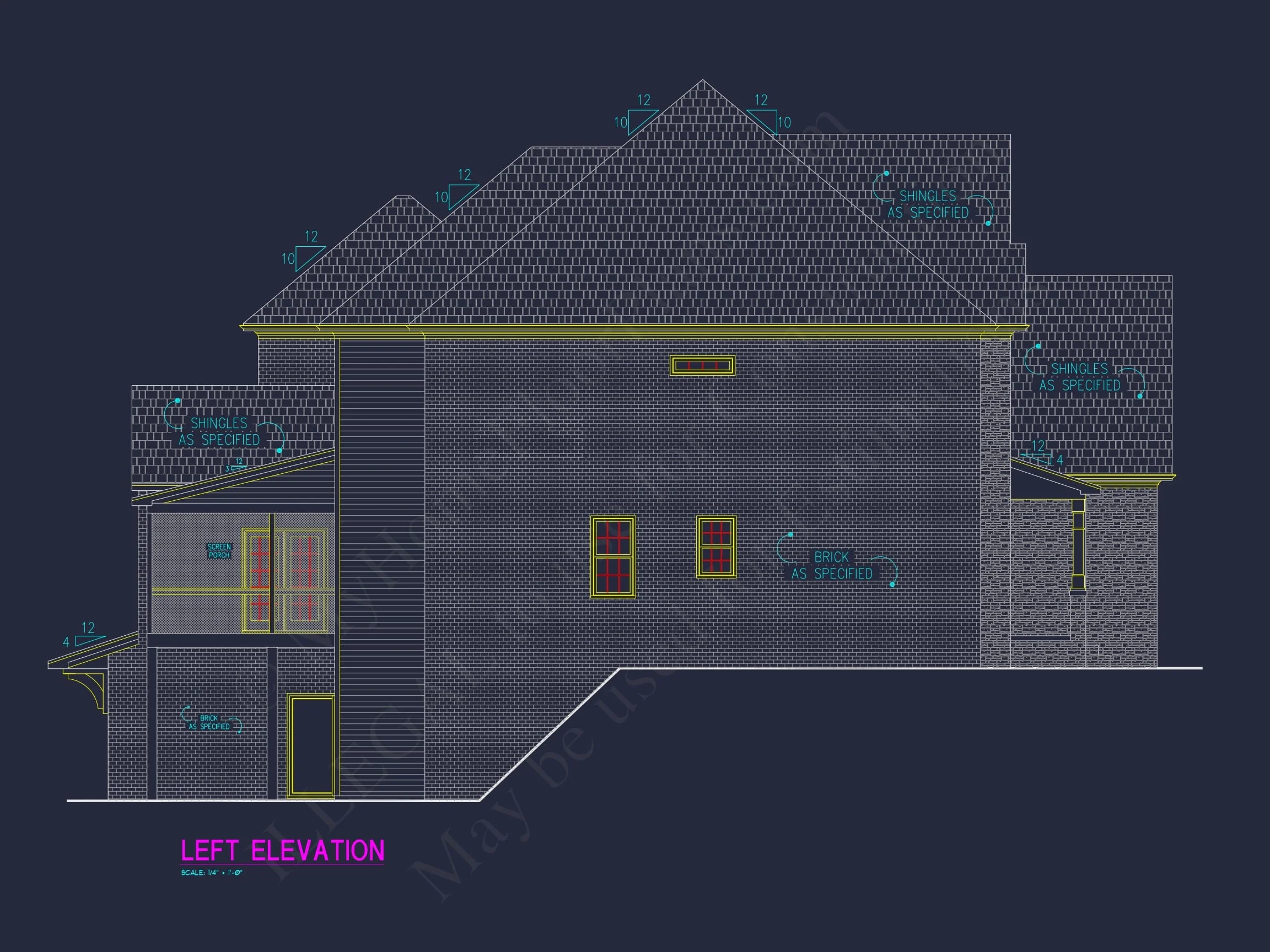 house Architecture Blueprint: CAD Floor Plan Designs