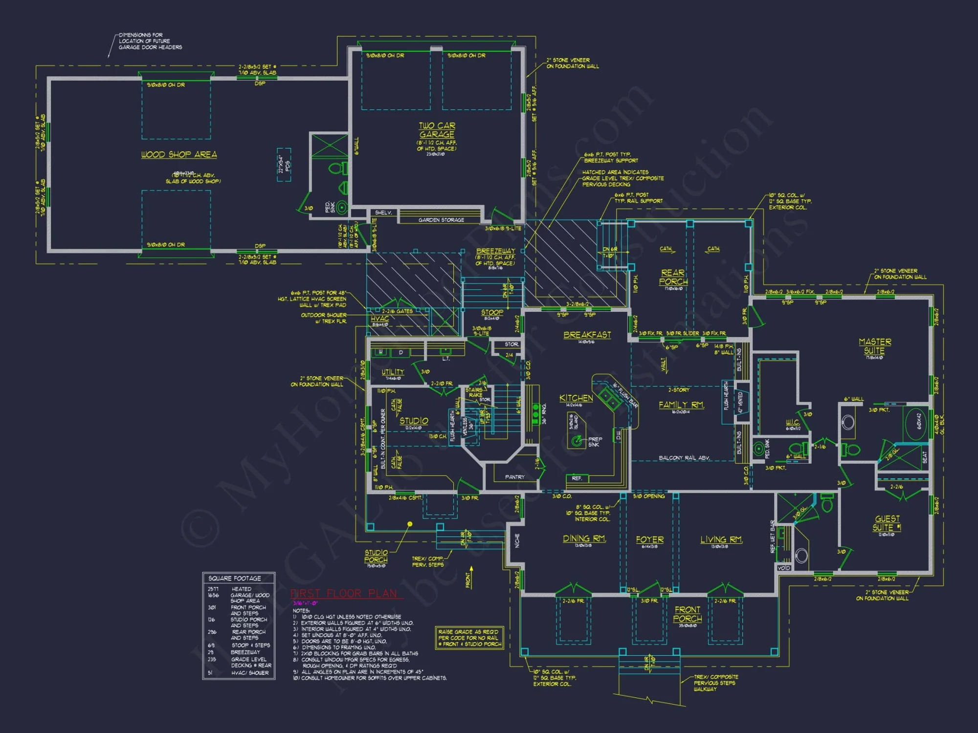 Elegant house Blueprint with Spacious Floor Plan Designs