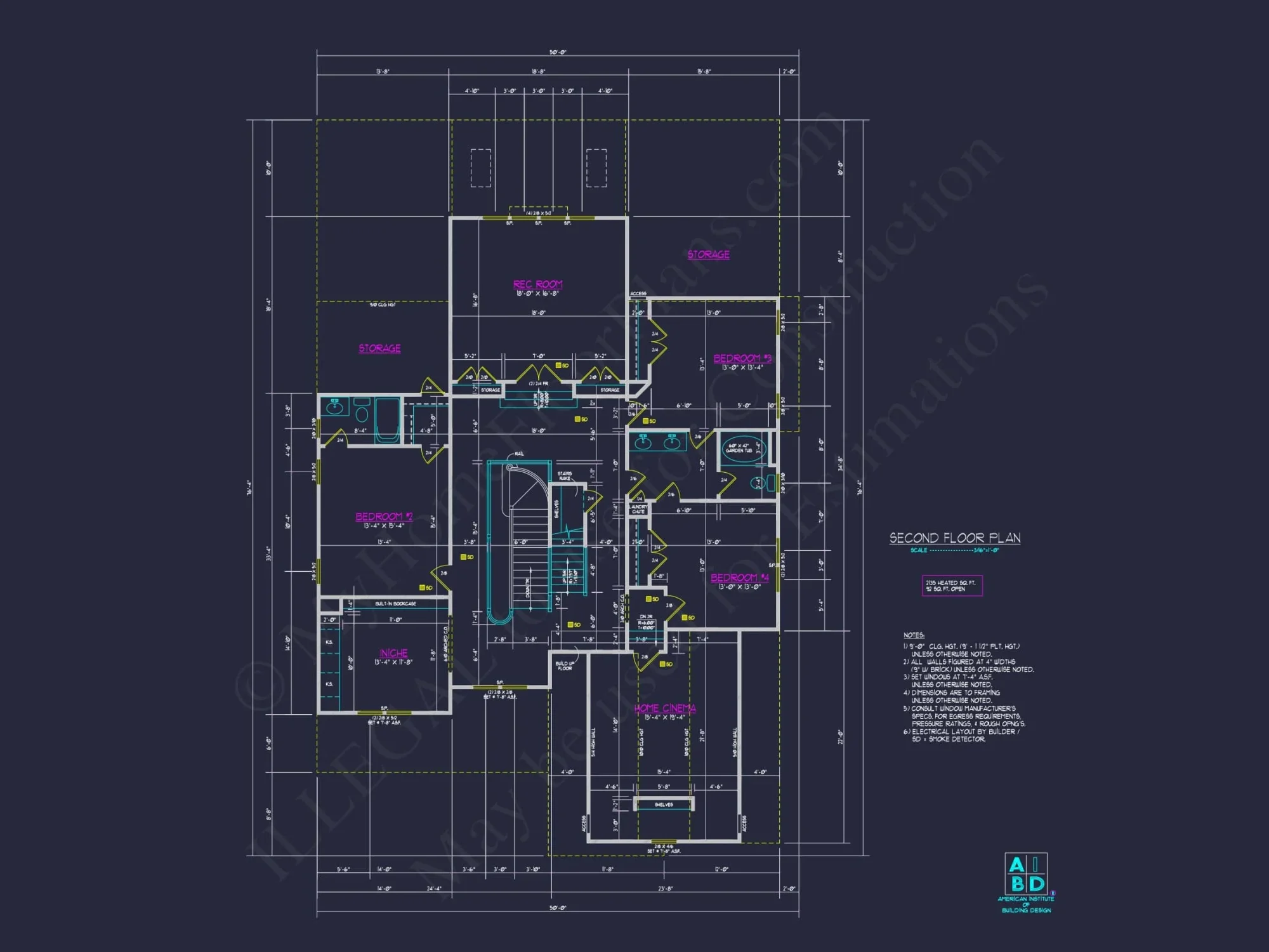 Stunning Transitional house Plan with 2 Stories & 4, 662 SF