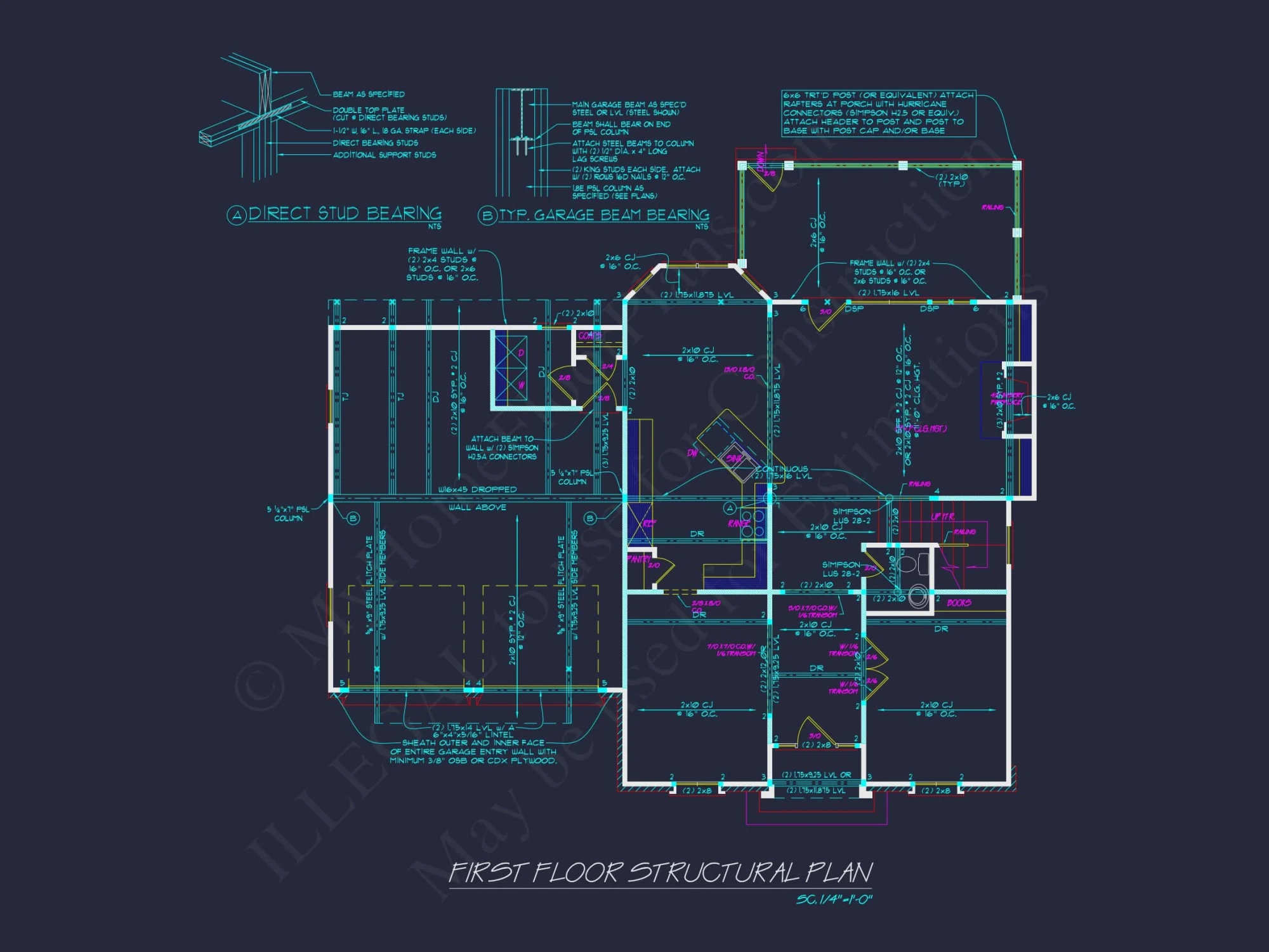 Elegant Colonial Revival house Plan with Spacious 2-Story Designs