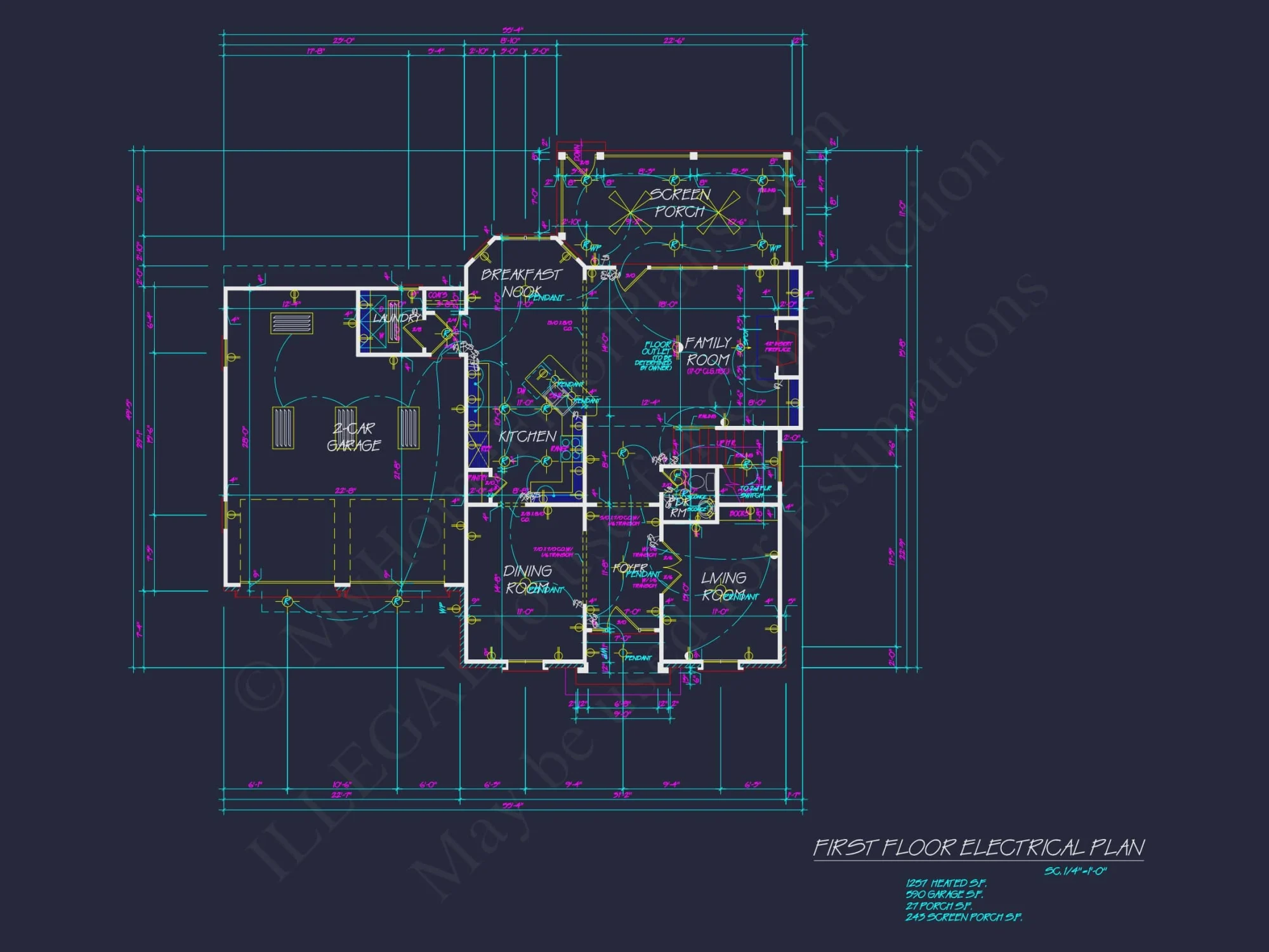 Elegant Colonial Revival house Plan with Spacious 2-Story Designs