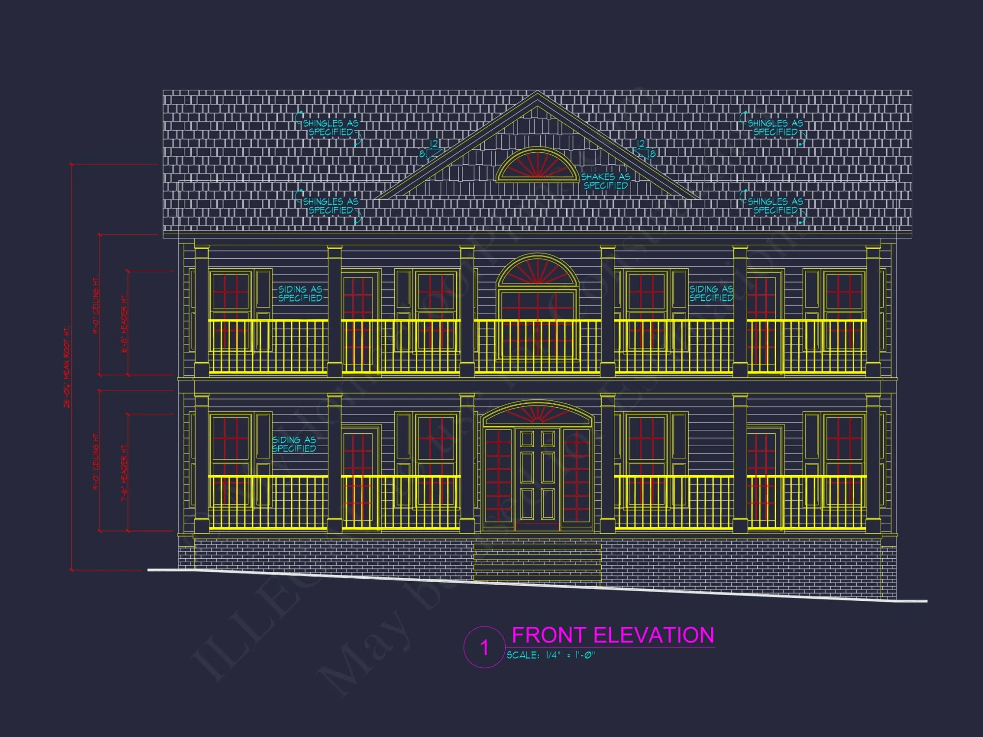 Elegant house Plan with 3 Floors, CAD Designs, and 5 Bedrooms