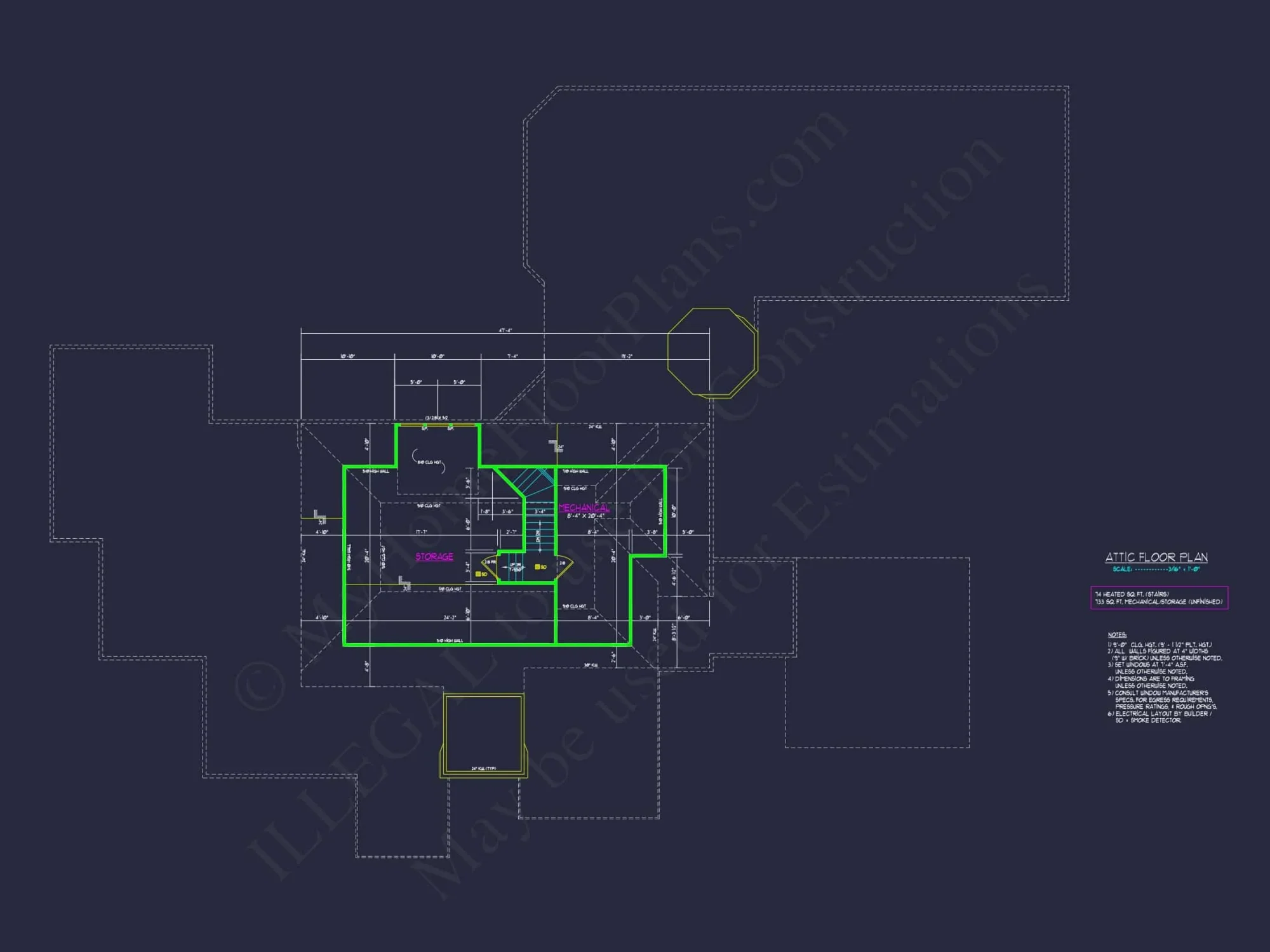Luxury French Country house Plan with Elegant CAD Designs