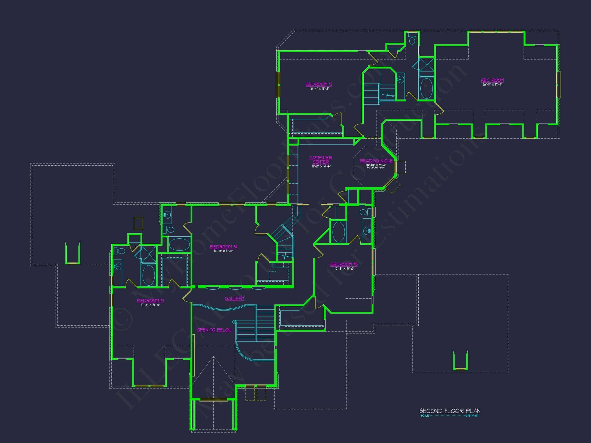 Luxury French Country house Plan with Elegant CAD Designs