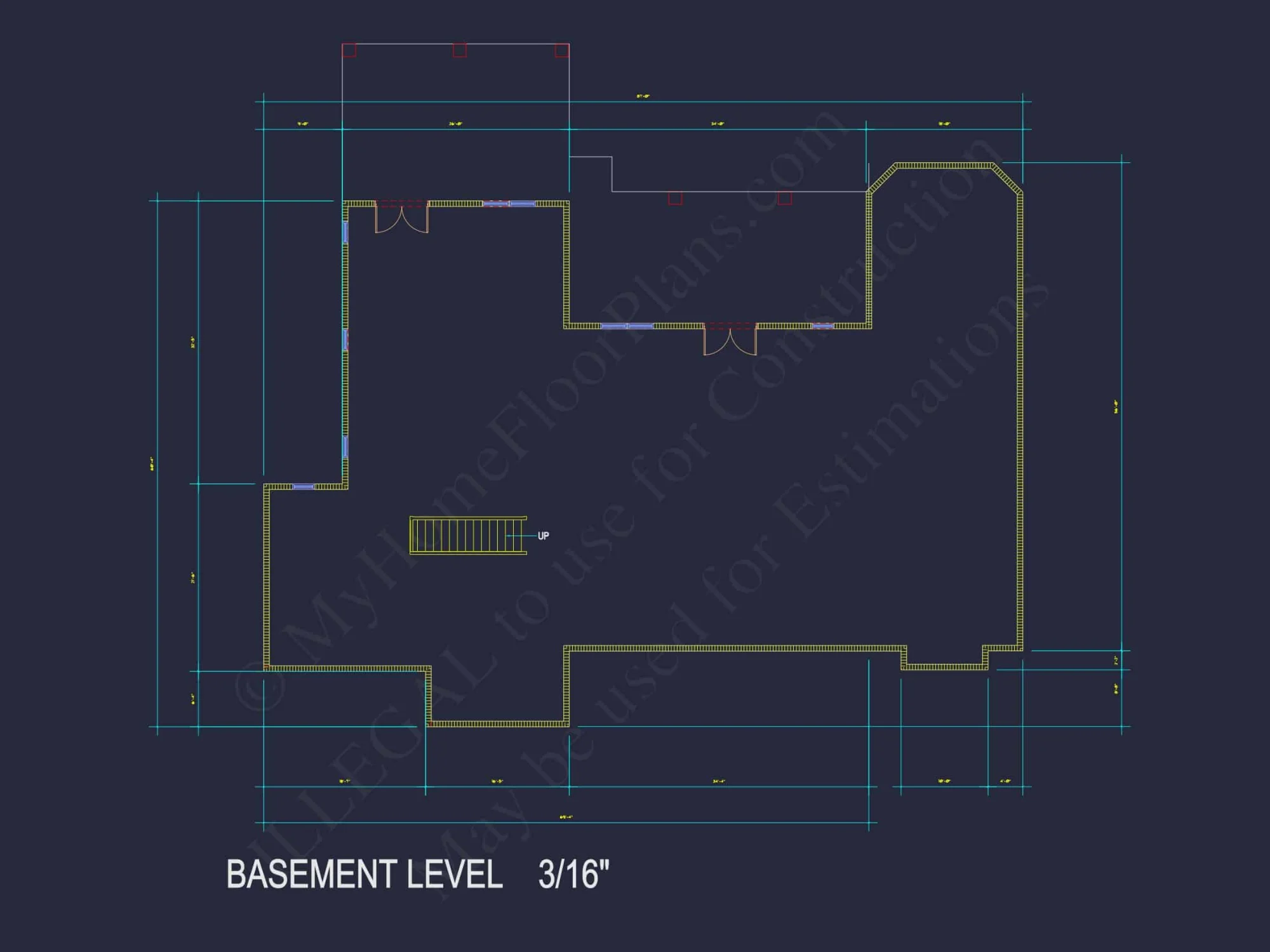 Elegant house Floor Plan with CAD Designs and Blueprints