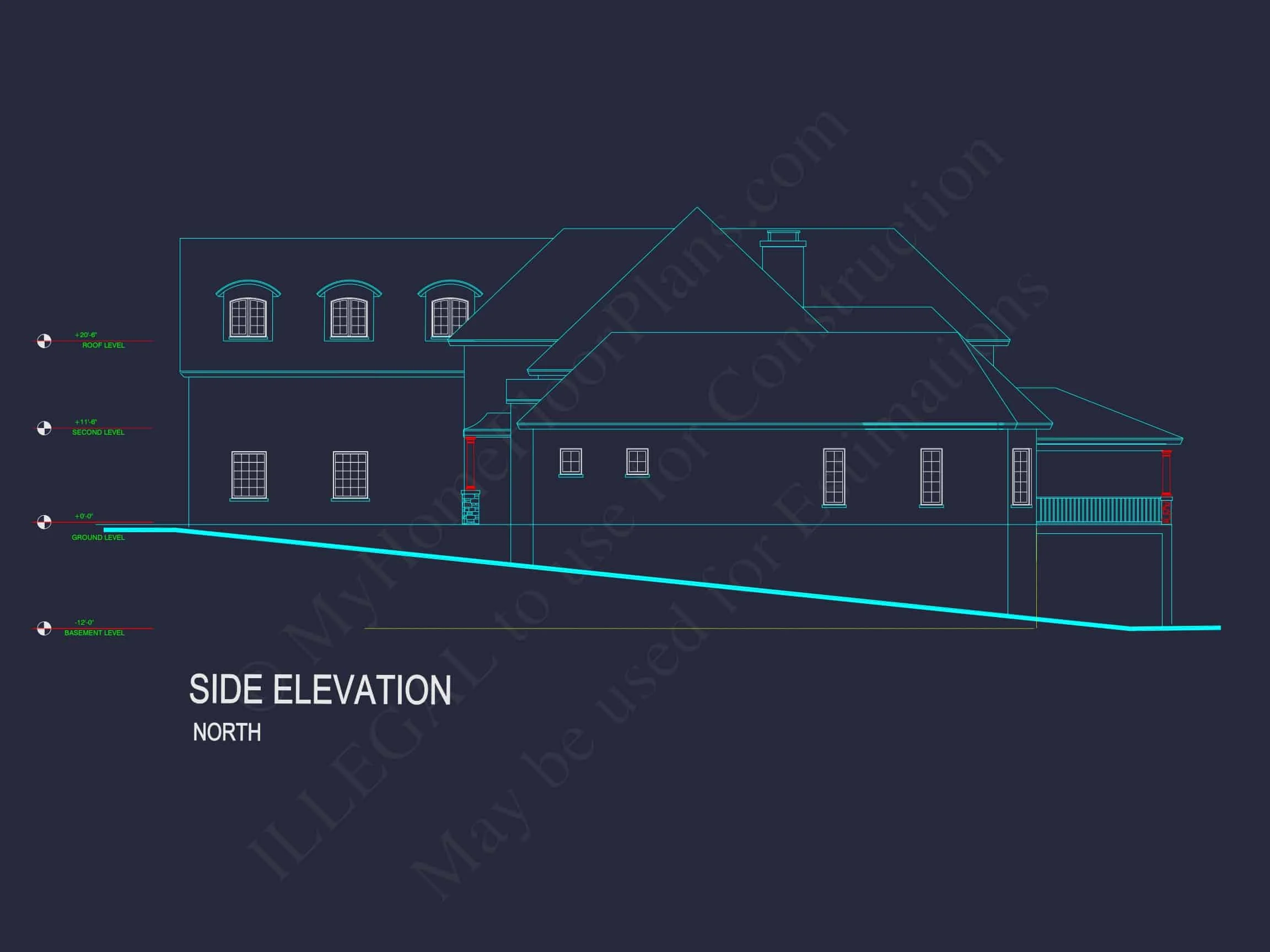 Elegant house Floor Plan with CAD Designs and Blueprints