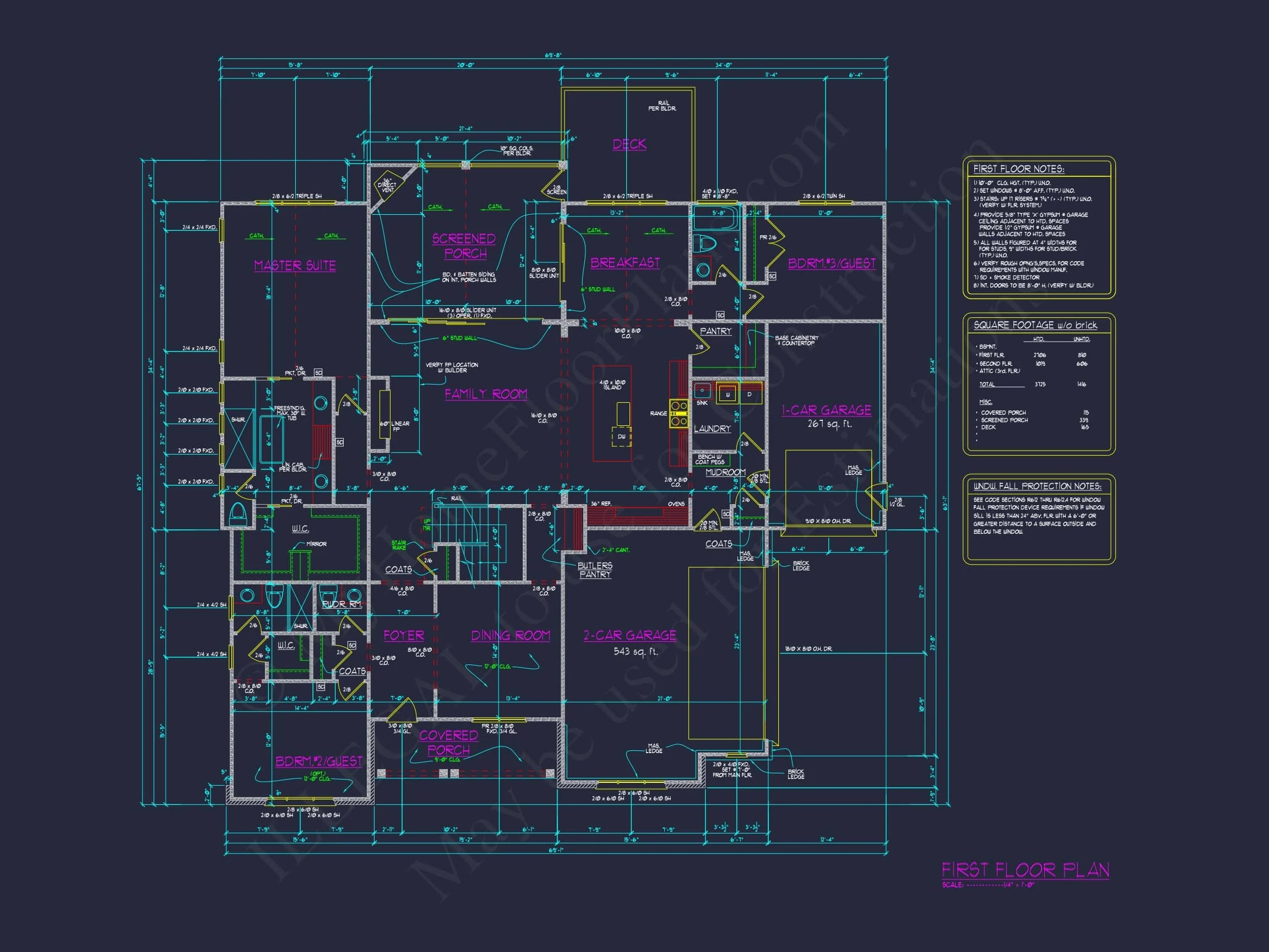 Elegant house Floor Plan with Blueprint and Modern Designs
