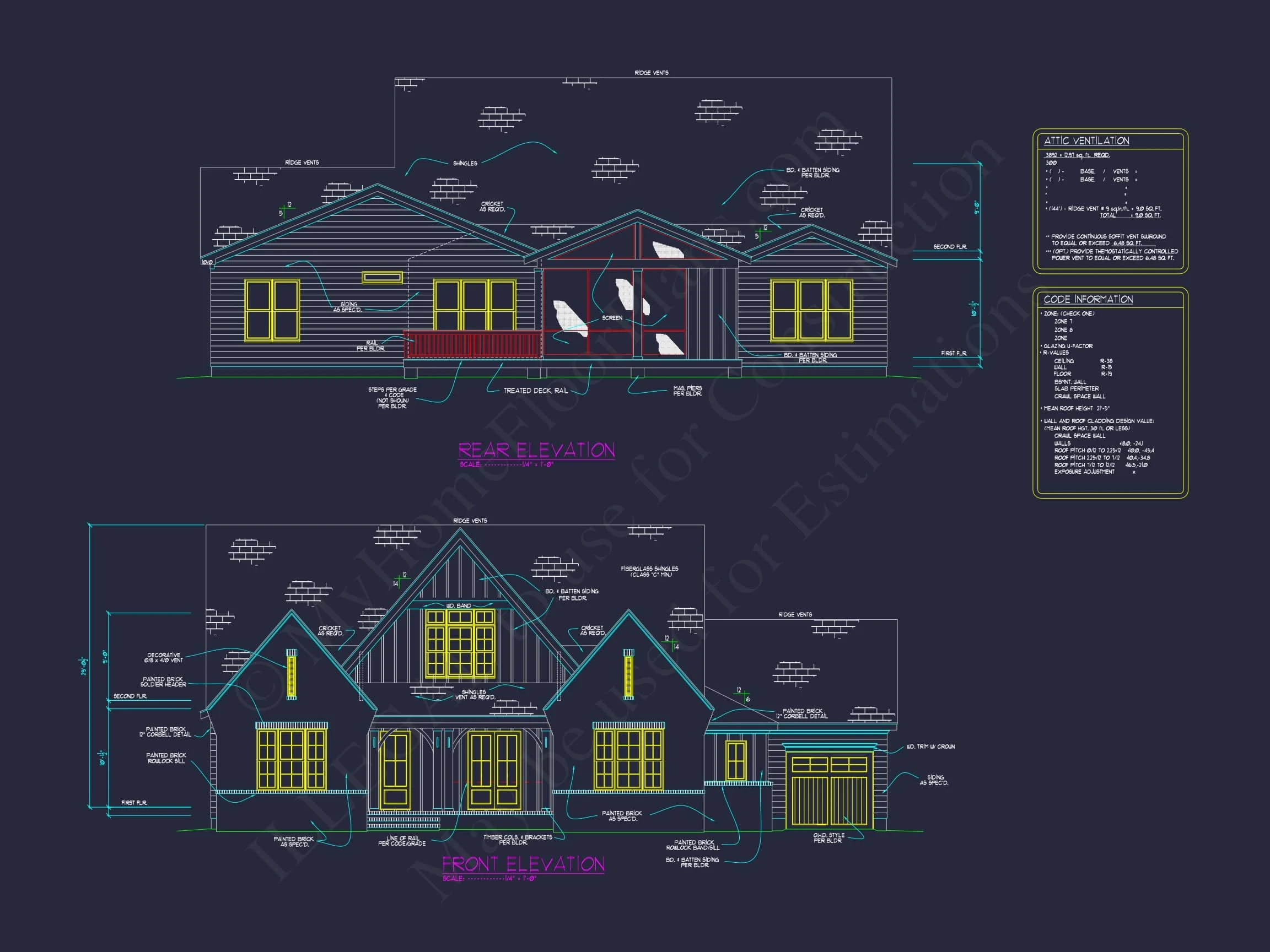 Elegant house Floor Plan with Blueprint and Modern Designs