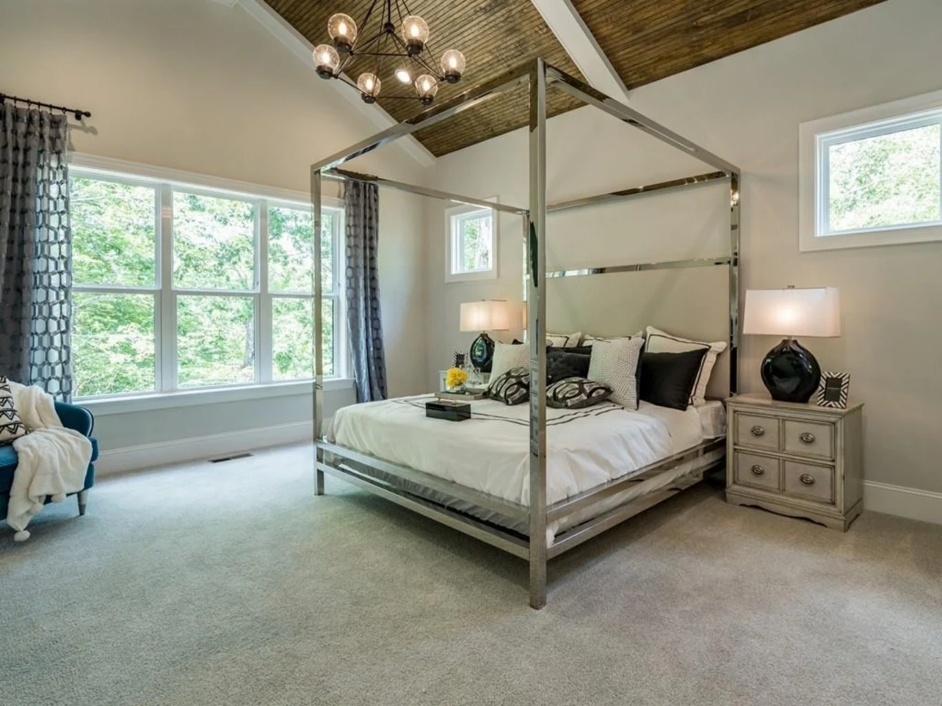 Elegant house Floor Plan with Blueprint and Modern Designs