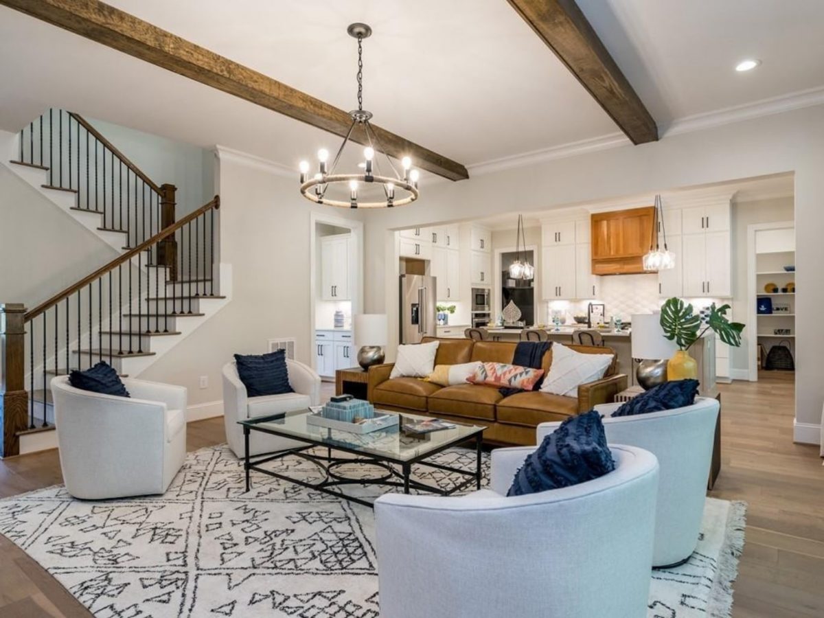 Elegant house Floor Plan with Blueprint and Modern Designs