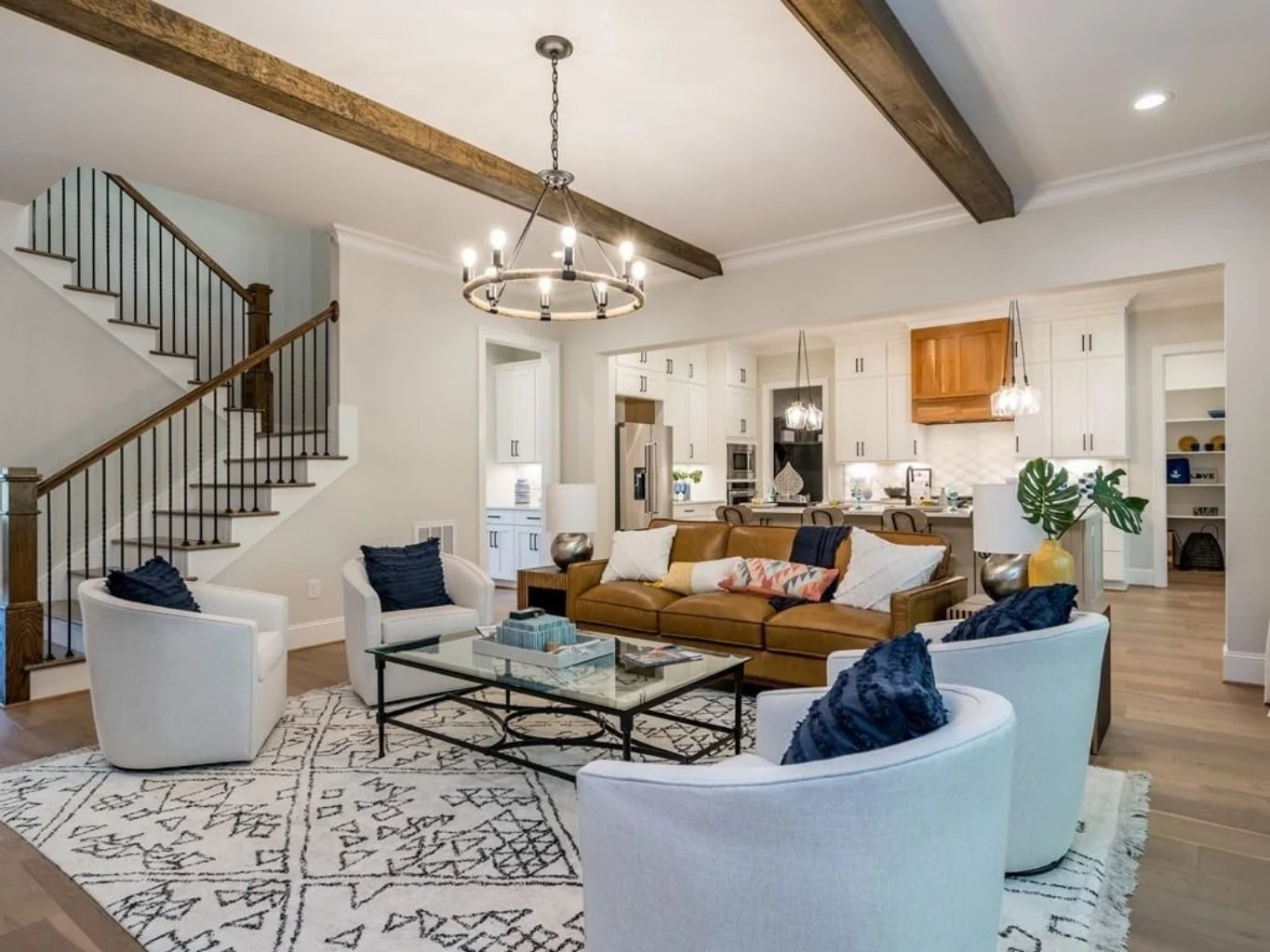 Elegant house Floor Plan with Blueprint and Modern Designs