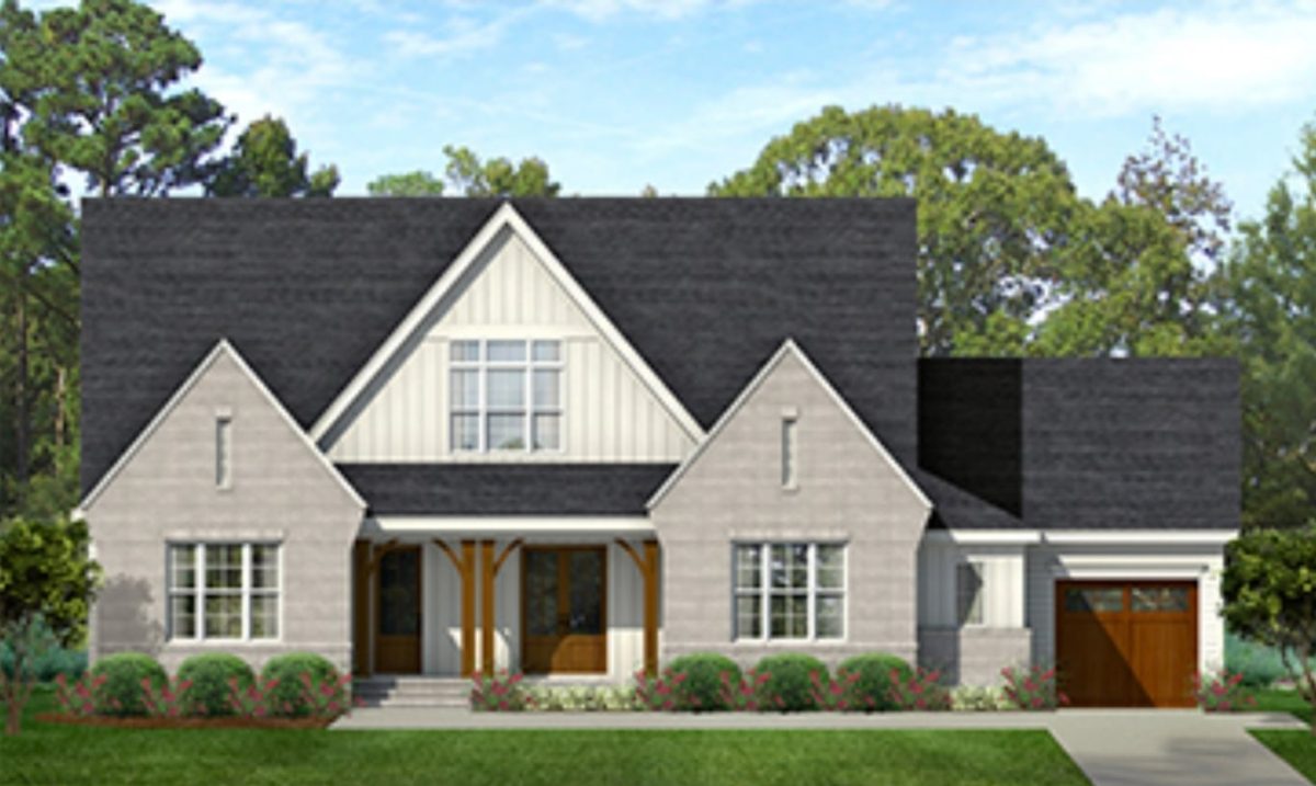 Elegant house Floor Plan with Blueprint and Modern Designs