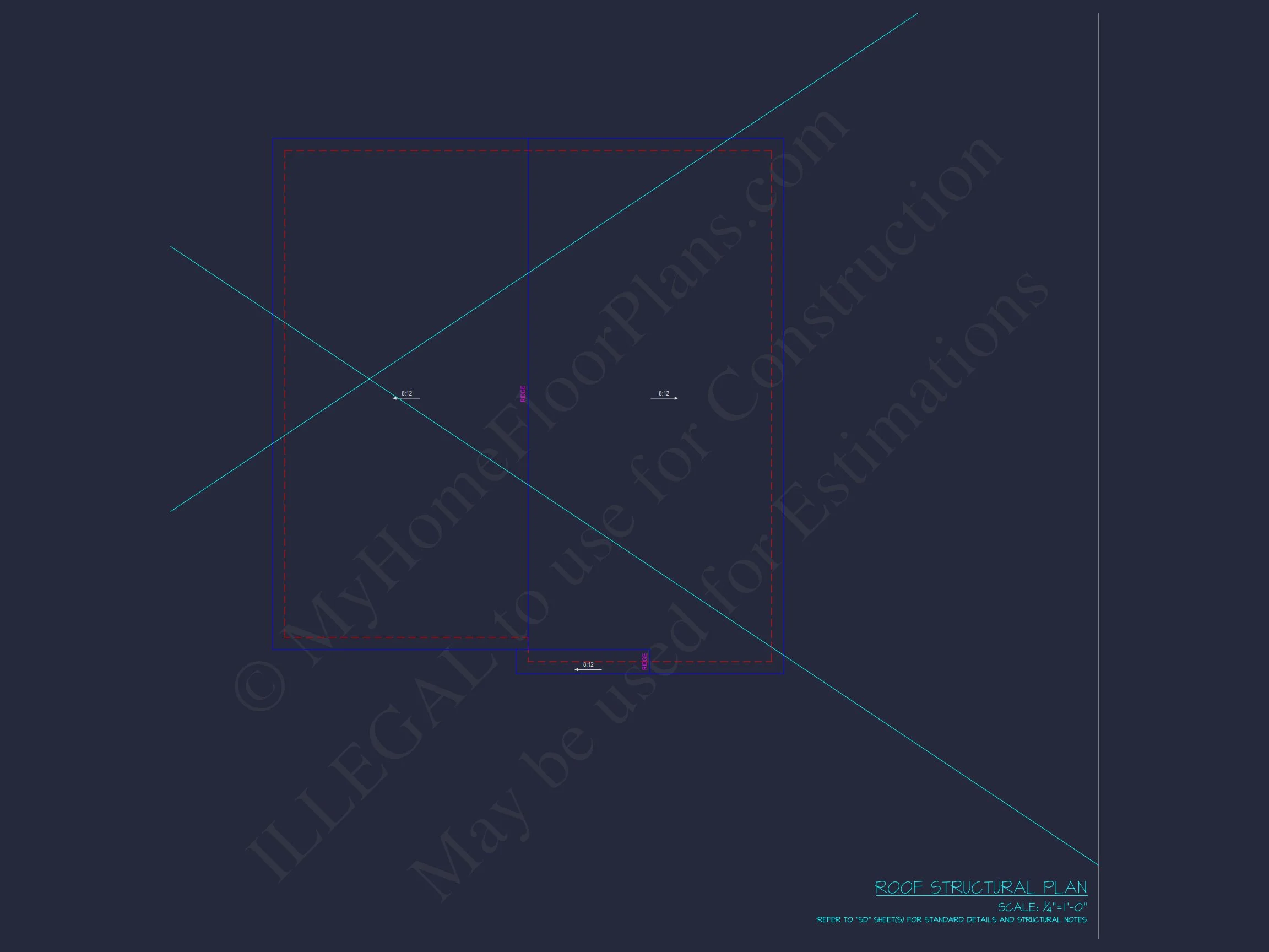 19-1742 RV GARAGE PLAN - Modern RV Garage House Plan with CAD Designs and Floor Plans 9 Modern RV Garage house Plan with CAD Designs and Floor Plans