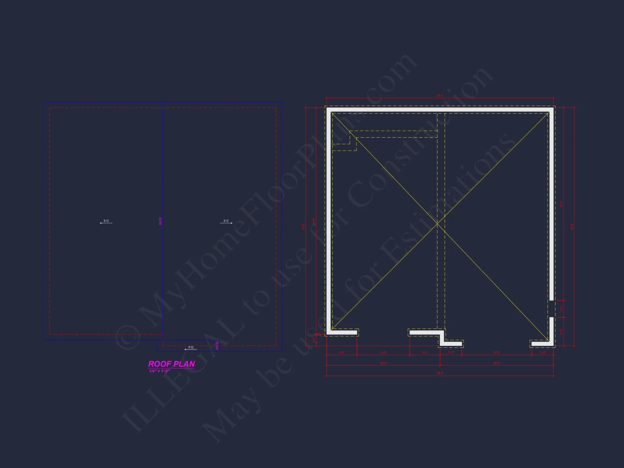 Modern RV Garage house Plan with CAD Designs and Floor Plans