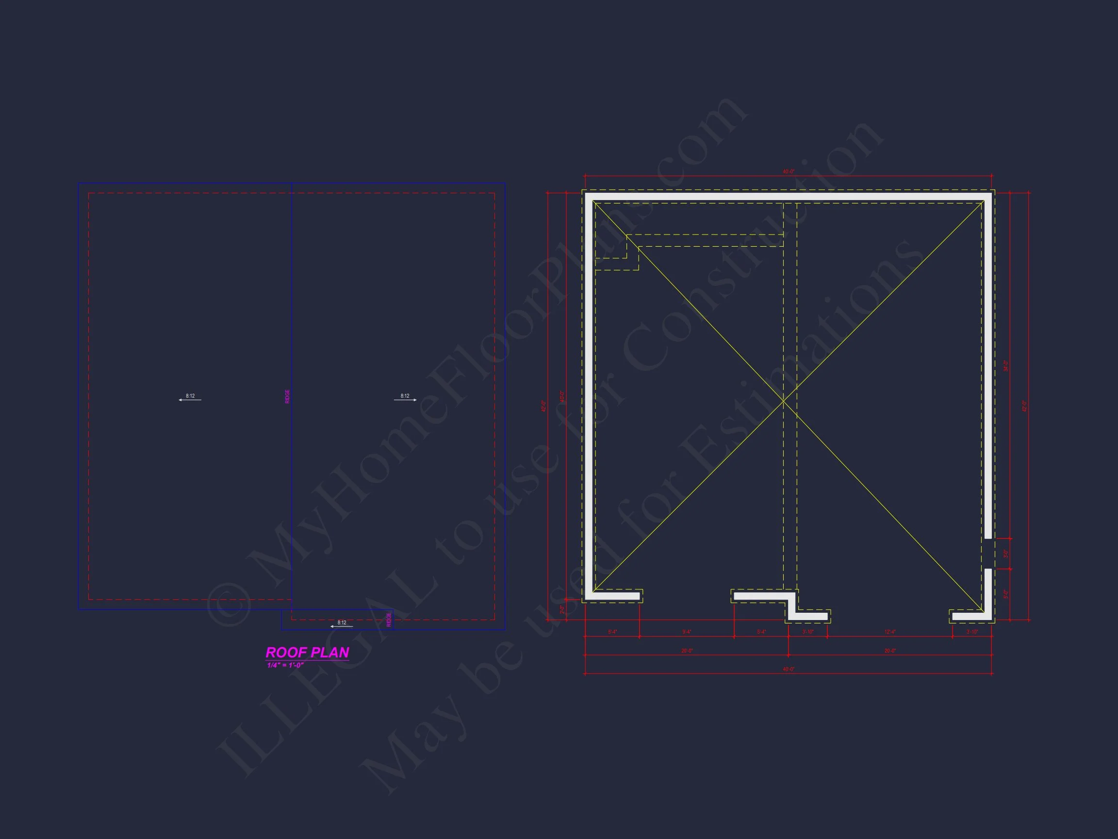 19-1742 RV GARAGE PLAN - Modern RV Garage House Plan with CAD Designs and Floor Plans 5 Modern RV Garage house Plan with CAD Designs and Floor Plans