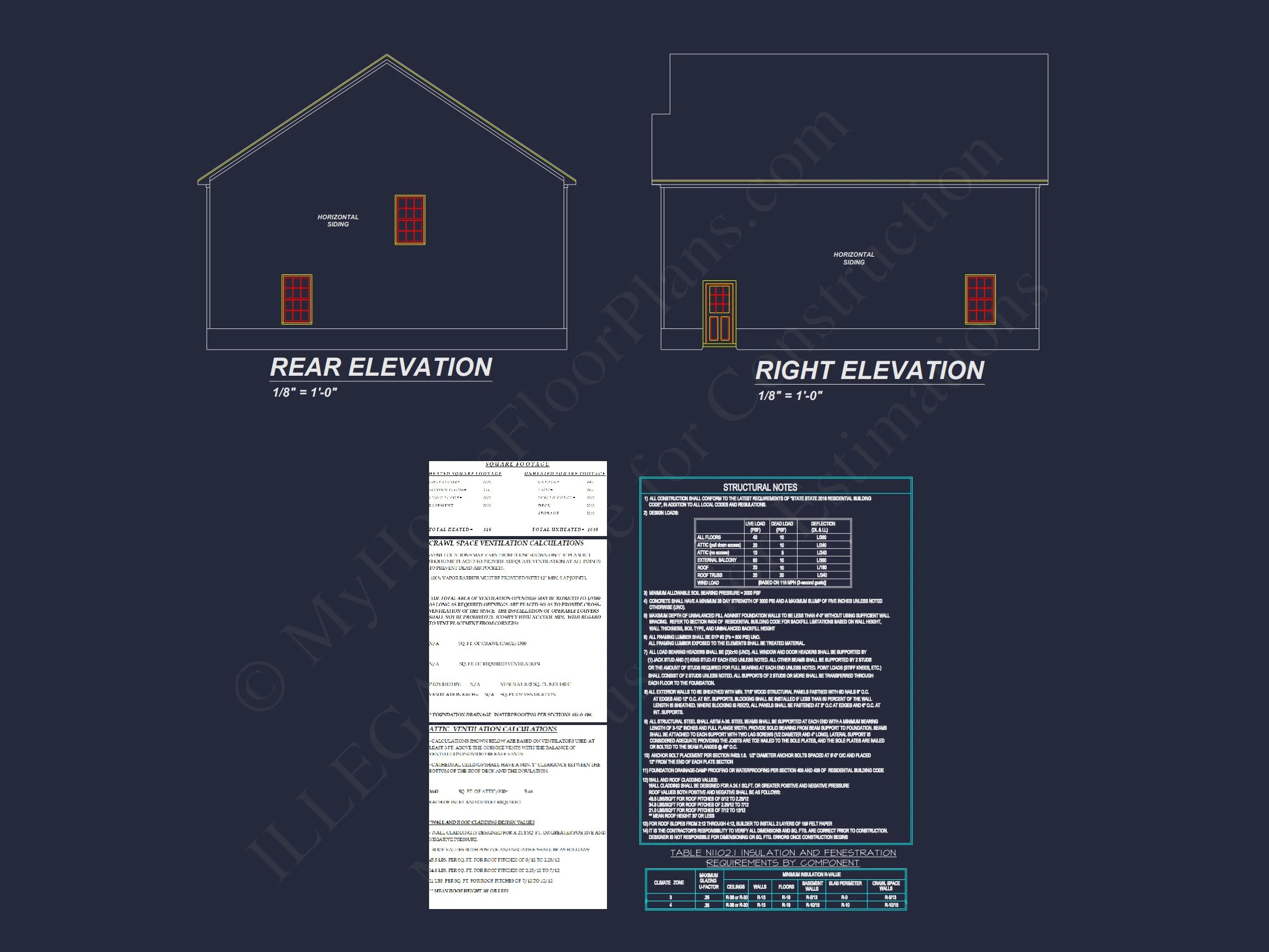 19-1742 RV GARAGE PLAN - Modern RV Garage House Plan with CAD Designs and Floor Plans 3 Modern RV Garage house Plan with CAD Designs and Floor Plans